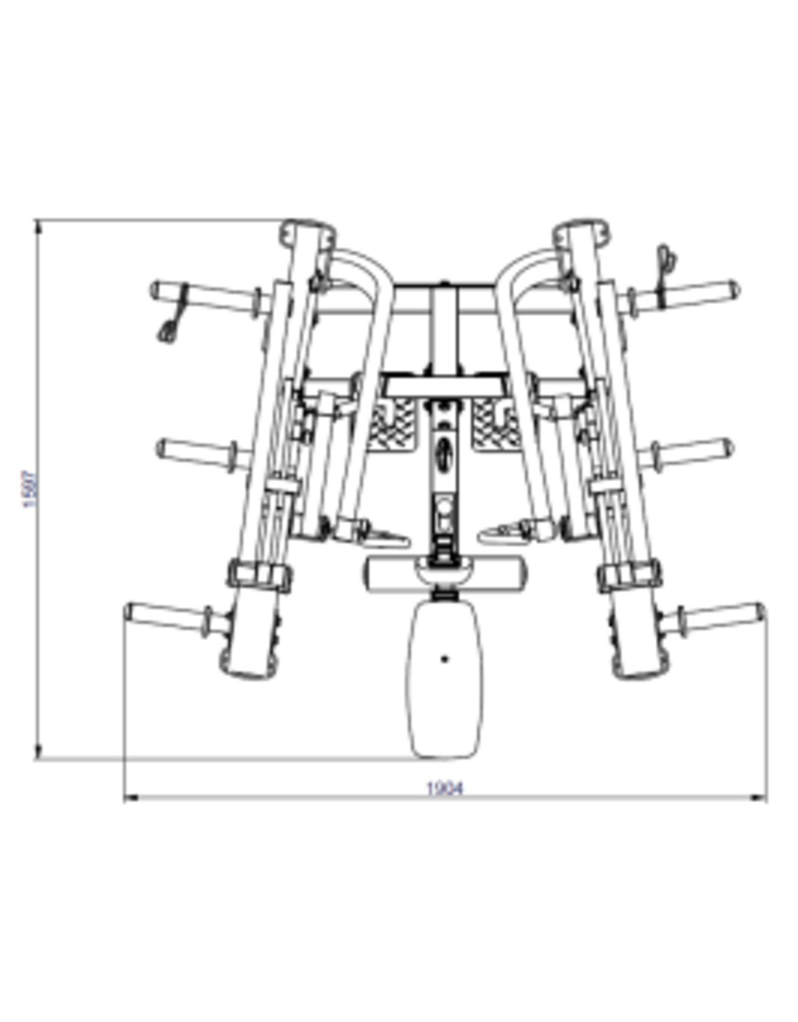 Steelflex Steelflex Dual PlateLoad Lat Pulldown & Seated Row PL2200