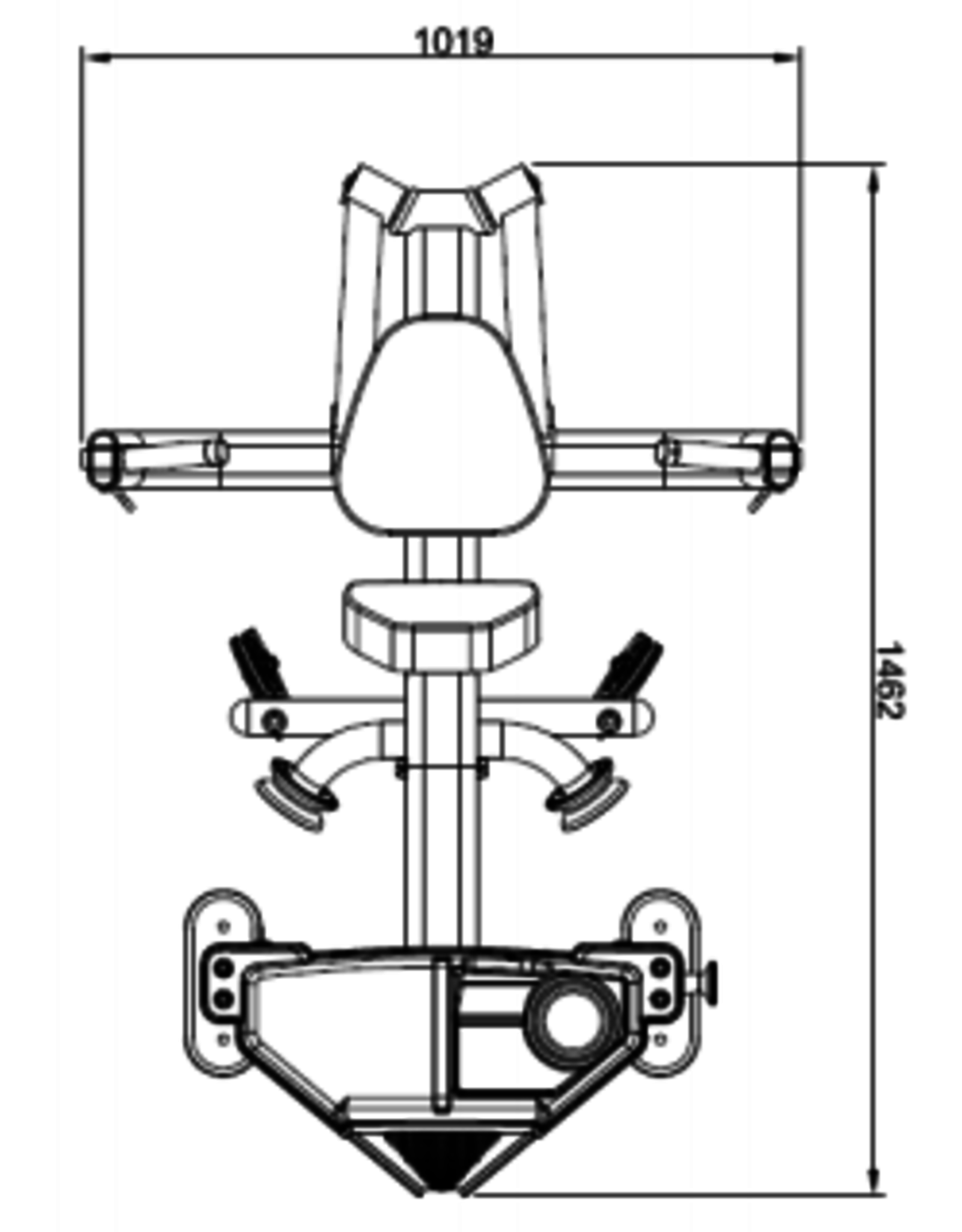 Steelflex Steelflex Hope Chest Press  95 kg weight HBP100