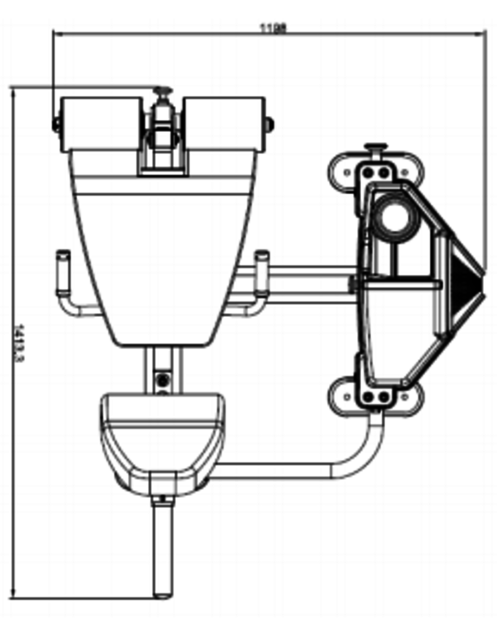 Steelflex Steelflex Hope Leg Extension 95 kg weight HLE200