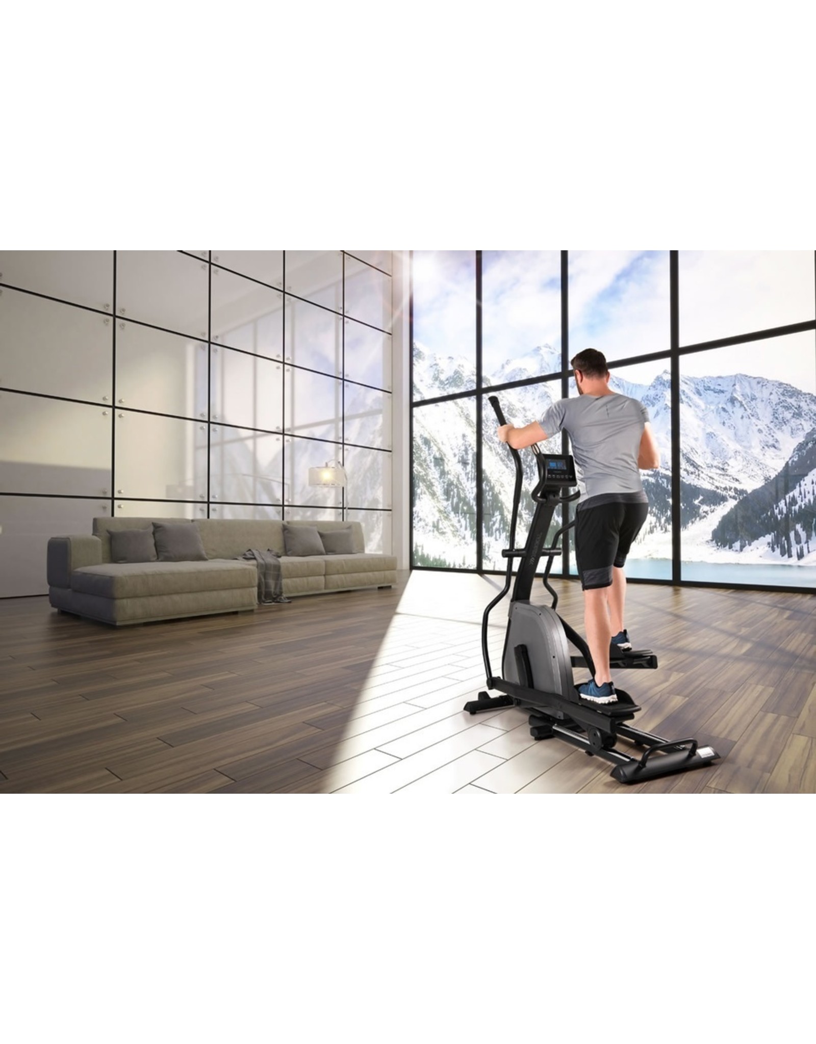 Toorx Fitness Toorx ERX-3500 frontdriven crosstrainer - met Kinomap - inductie remsysteem - vlakke beweging