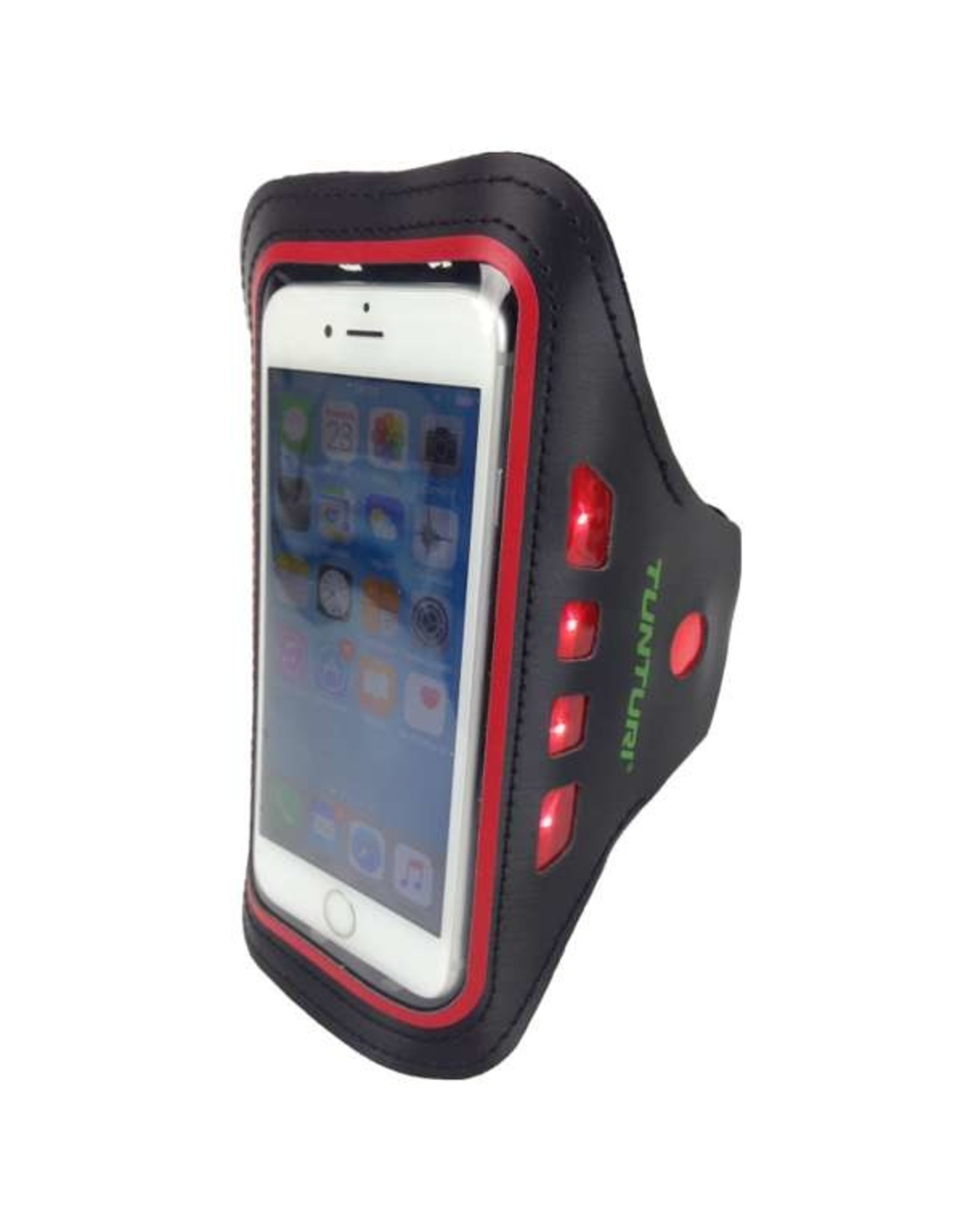 Tunturi Tunturi LED Telephone Sport Armband Red