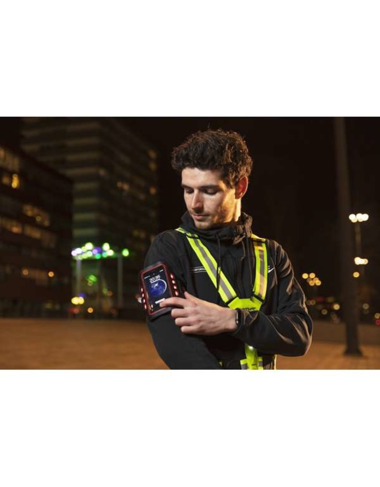 Tunturi Tunturi LED Telephone Sport Armband Red