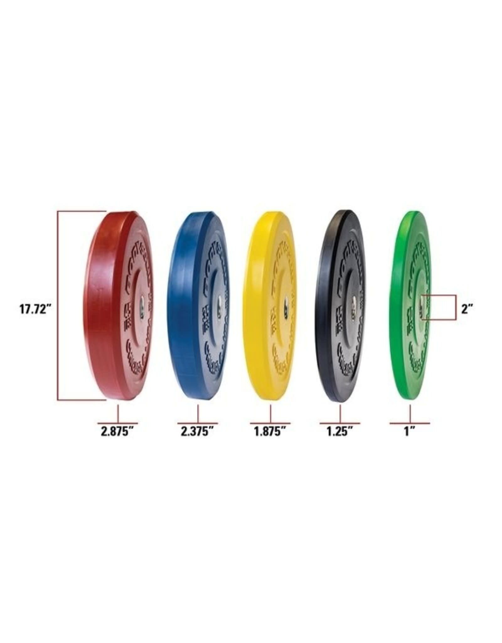 Body-Solid Chicago Extreme Gekleurde Olympische Bumper Plates