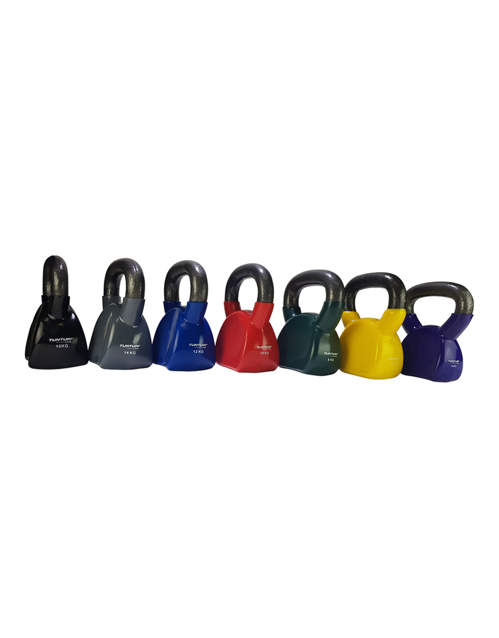 Tunturi Vinyl Kettlebell 4 - 16 kg