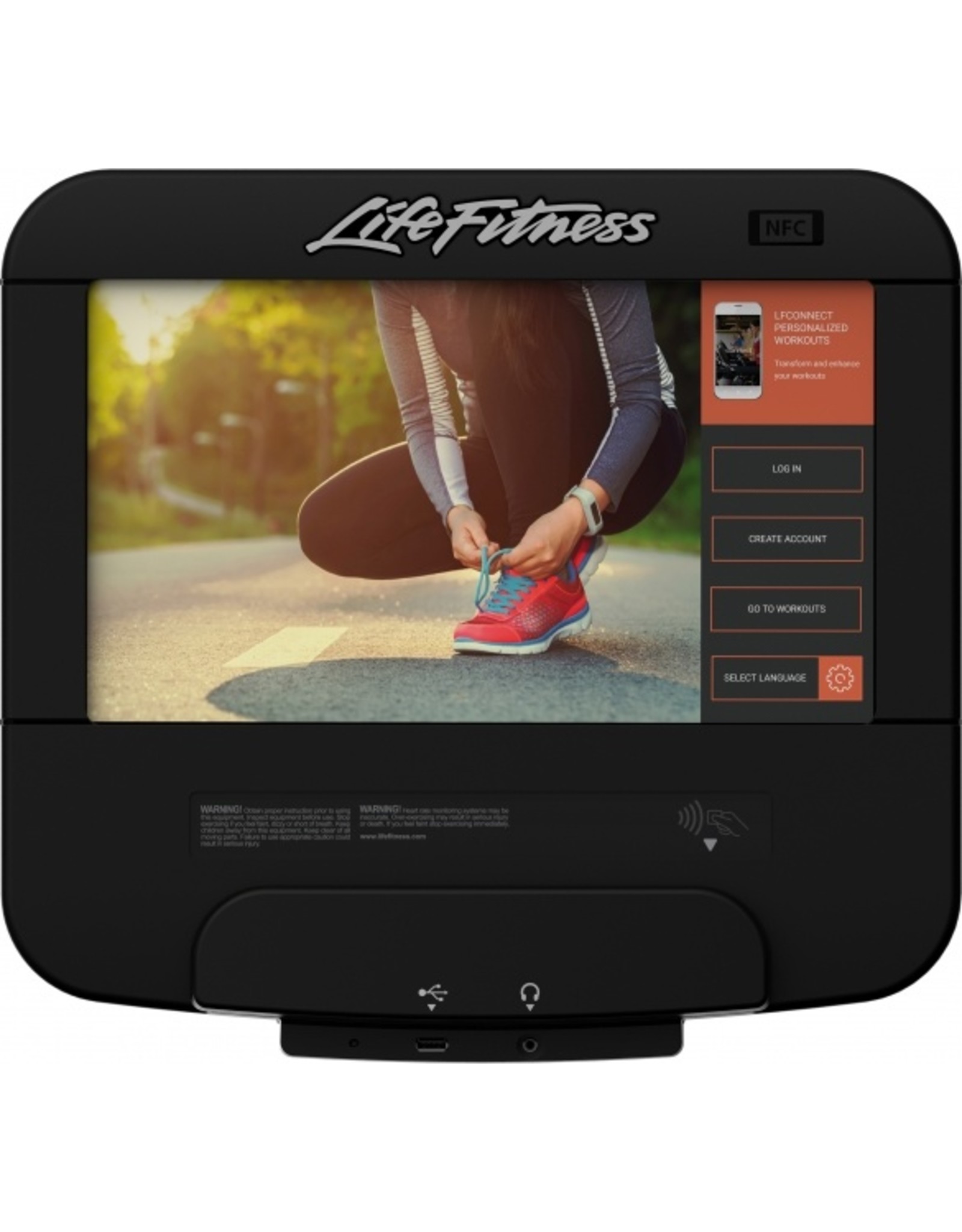 Life Fitness Life Fitness Platinum Club Series Flexstrider variabele paslengte met Discover SE3HD Console in Titanium Storm