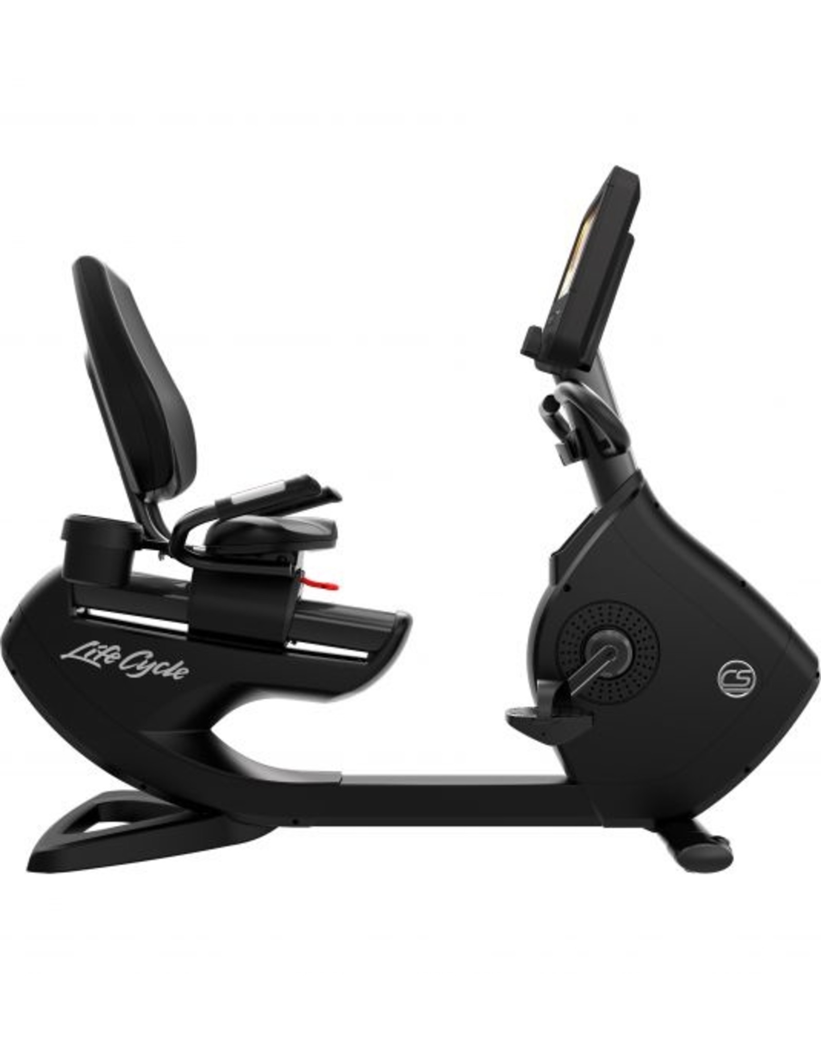 Life Fitness Life Fitness Platinum Club Series Lifecycle recumbent bike met Discover SE3HD Console in Black Onyx