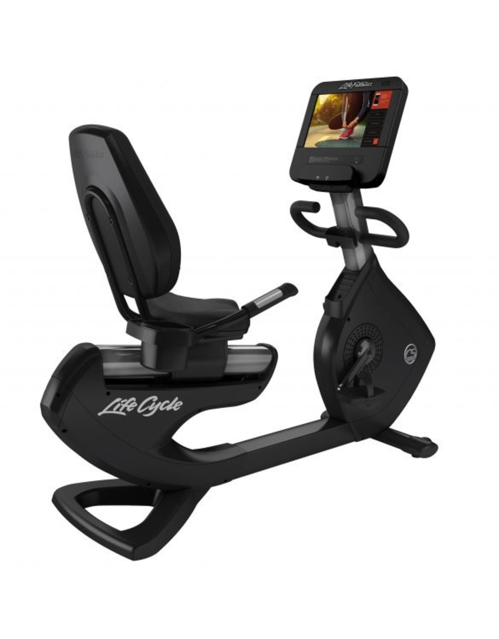 Life Fitness Life Fitness Platinum Club Series Lifecycle recumbent bike met Discover SE3HD Console in Titanium Storm