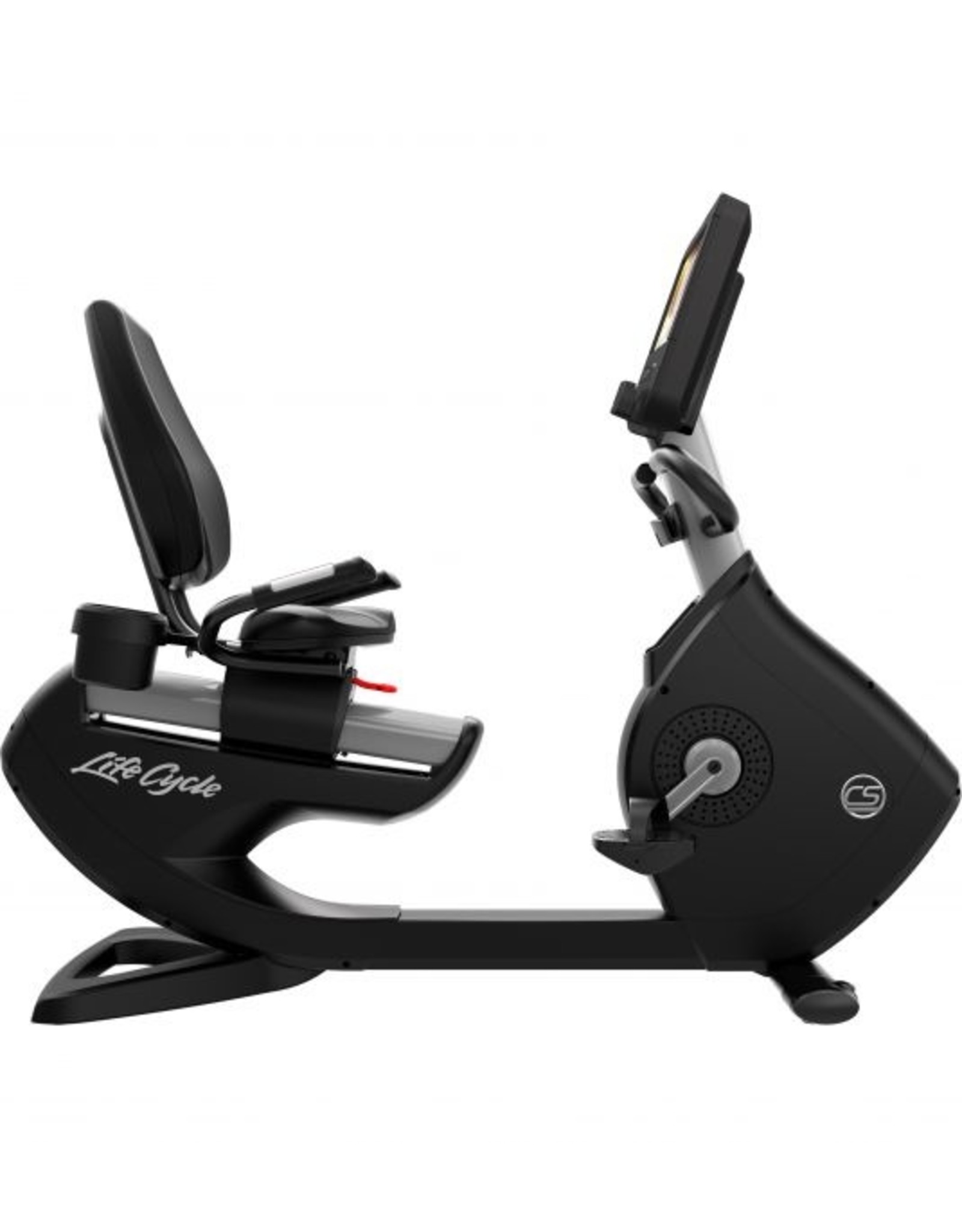 Life Fitness Life Fitness Platinum Club Series Lifecycle recumbent bike met Discover SE3HD Console in Arctic Silver