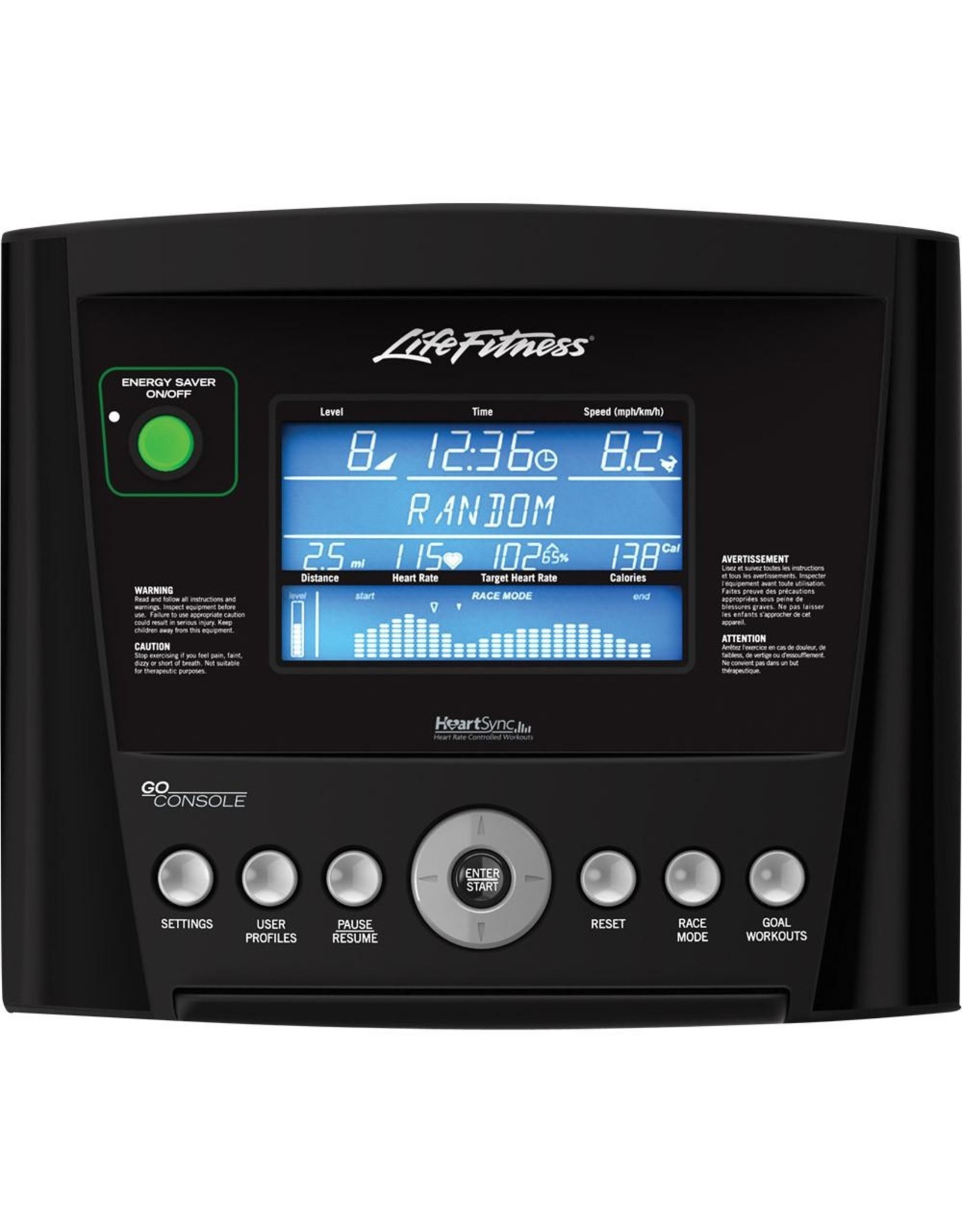 Life Fitness E1 Cross-trainer met Go Console