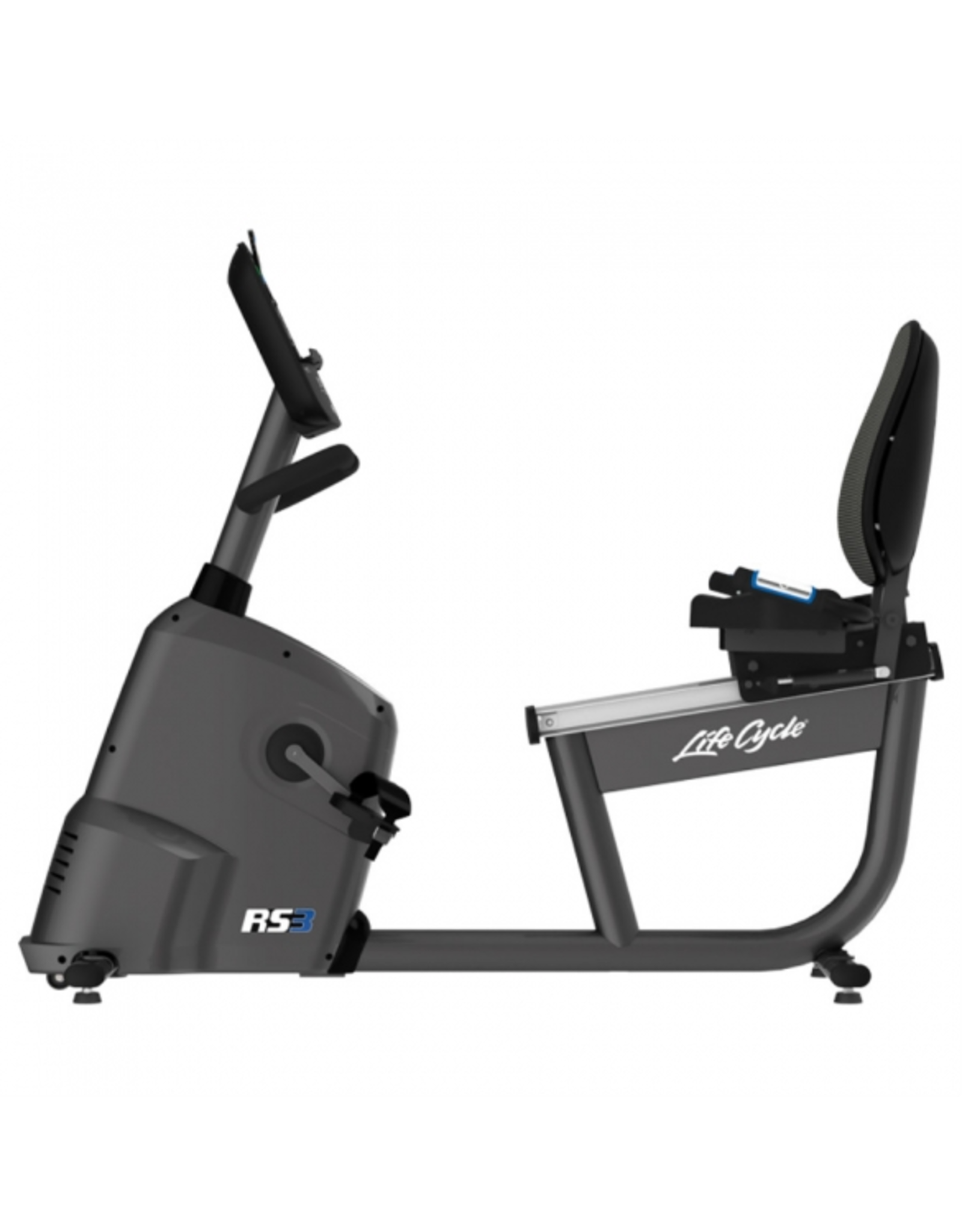 Life Fitness RS3 Lifecycle recumbent bike met Track Connect Console