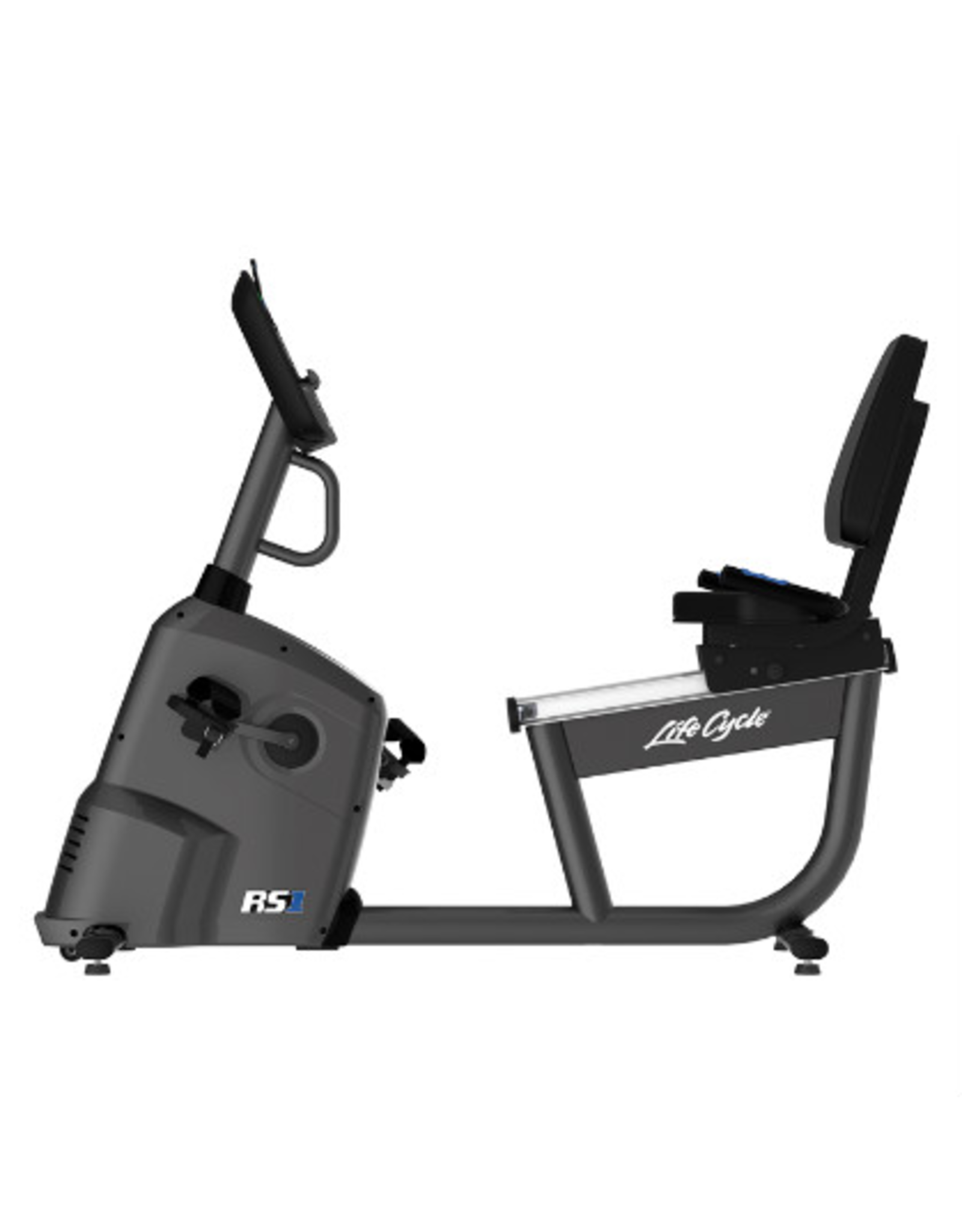 Life Fitness RS1 Lifecycle recumbent bike met Go Console