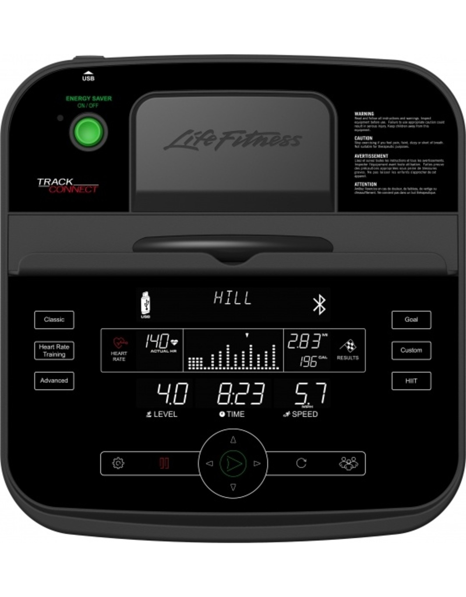 Life Fitness E3 Cross-trainer met Track Connect Console