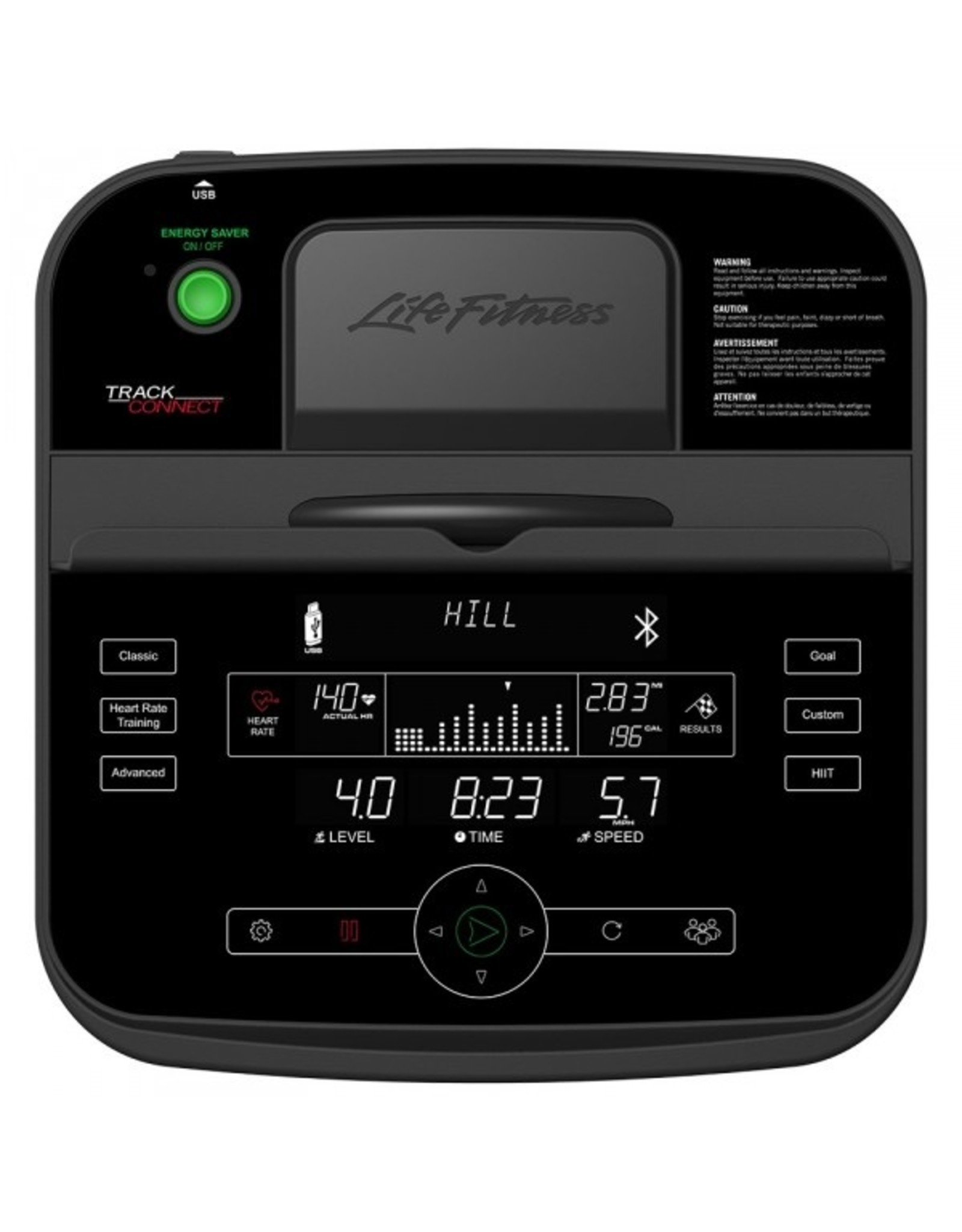 Life Fitness E5 Cross-trainer met verstelbare staplengte met Track Connect Console