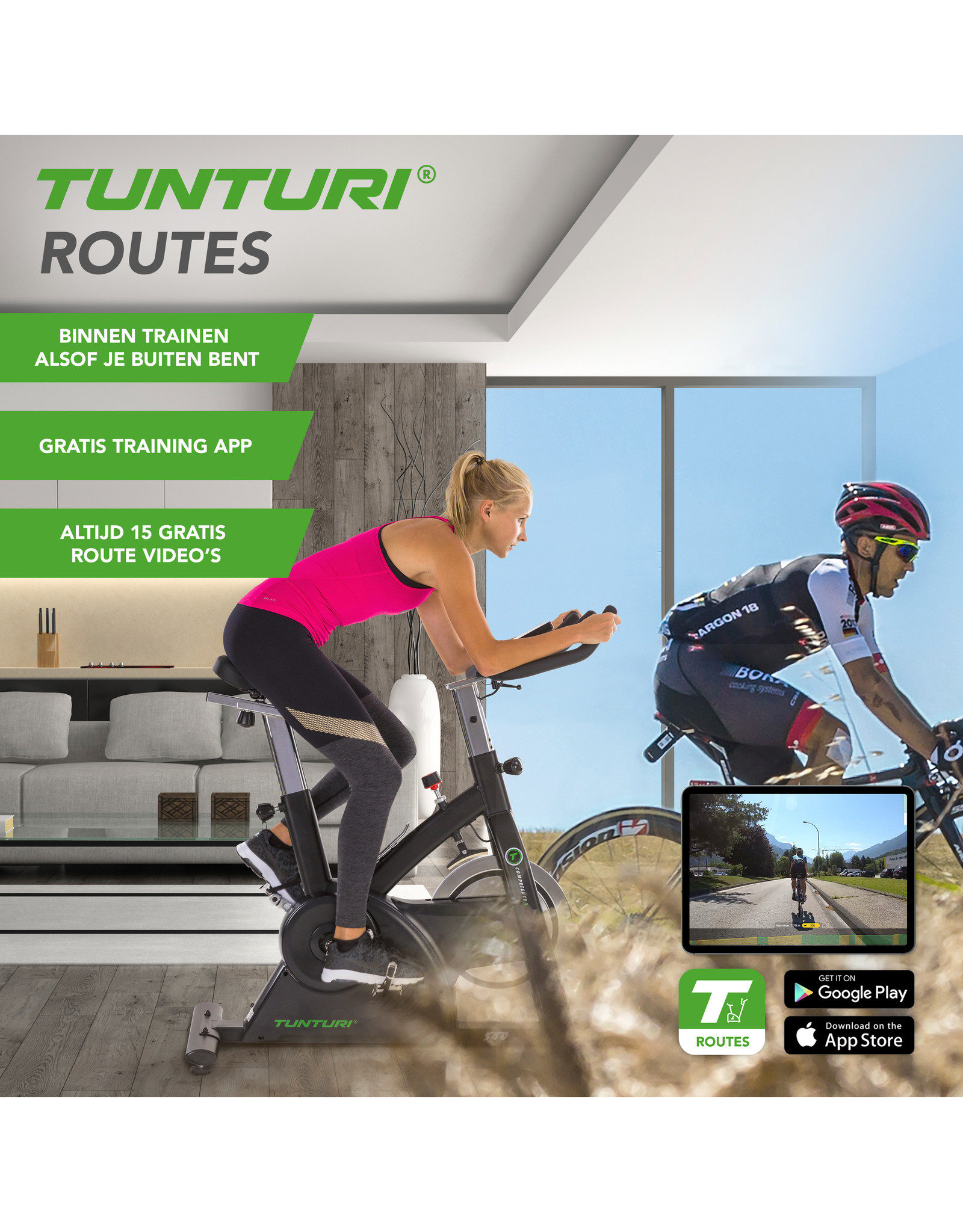 Tunturi Tunturi S40 Sprinter Bike Front Compentence