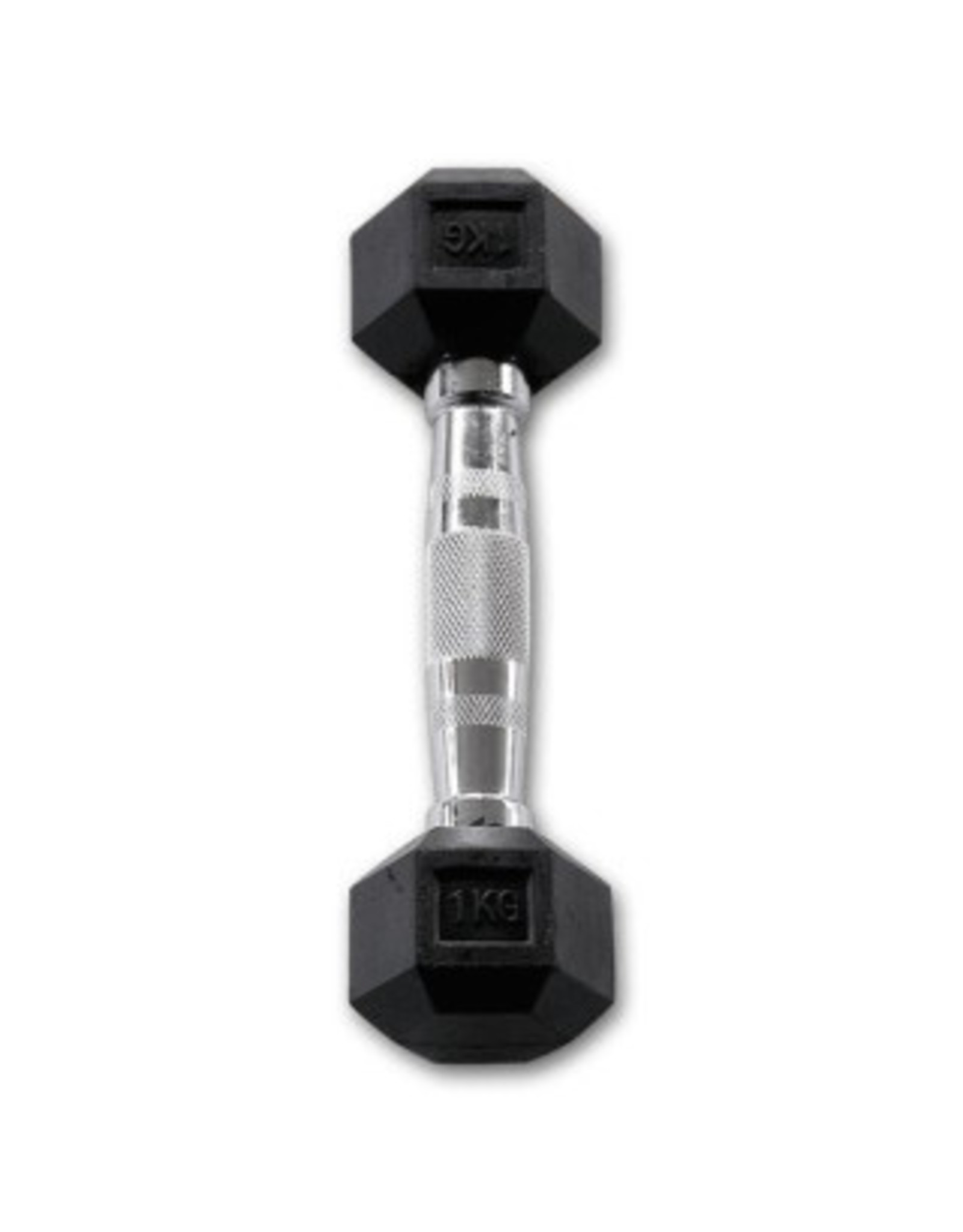 Body-Solid Hexagon Rubber Dumbbell 1 - 50 kg