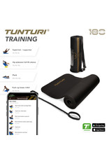 Tunturi NBR Non Slip Yoga Fitness Mat – Soft Sports Training Pad for Work out, Gymnastics  (Black)