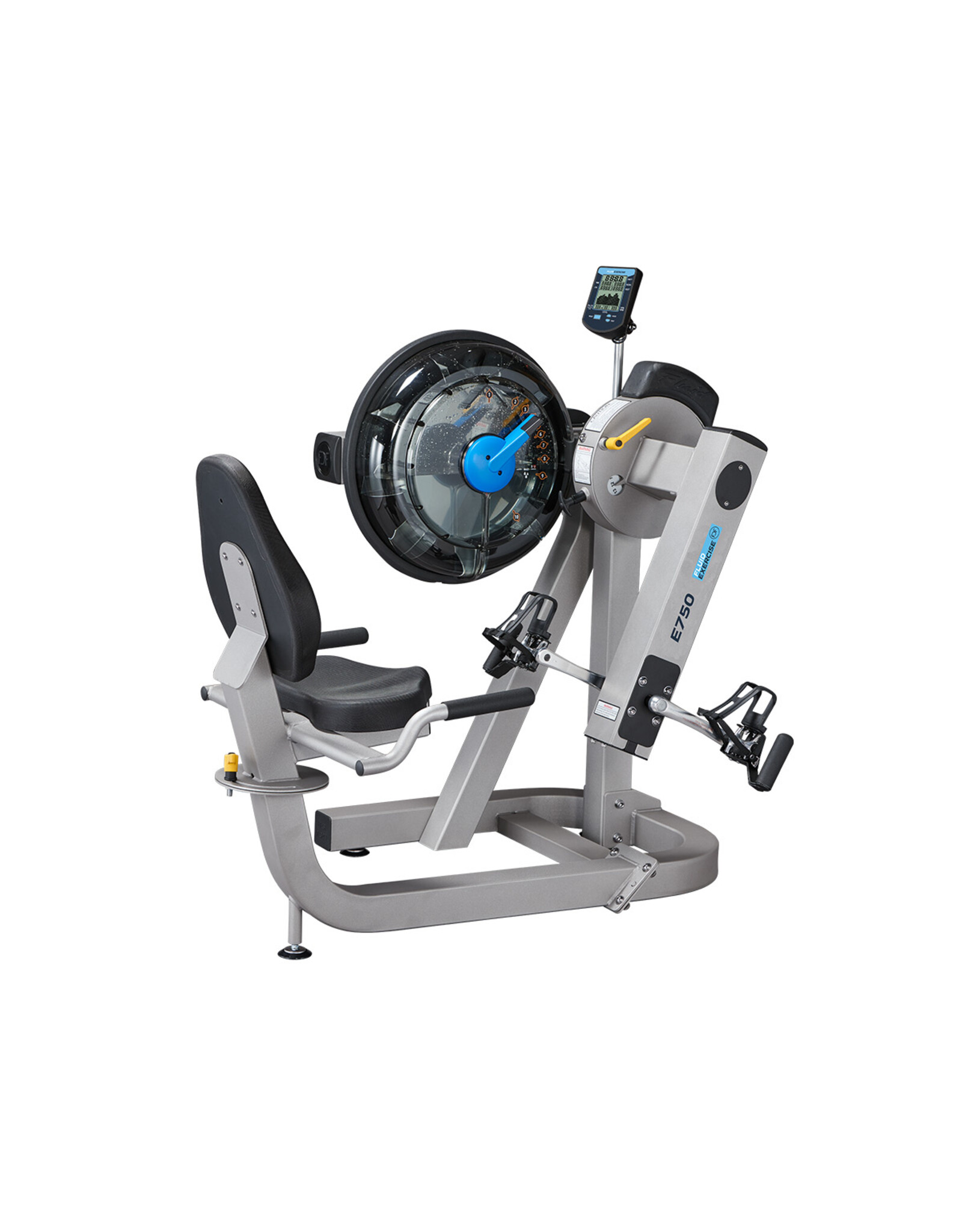 Fluid Rower Fluid Exercise E750 Cycle UBE Silver Bronze