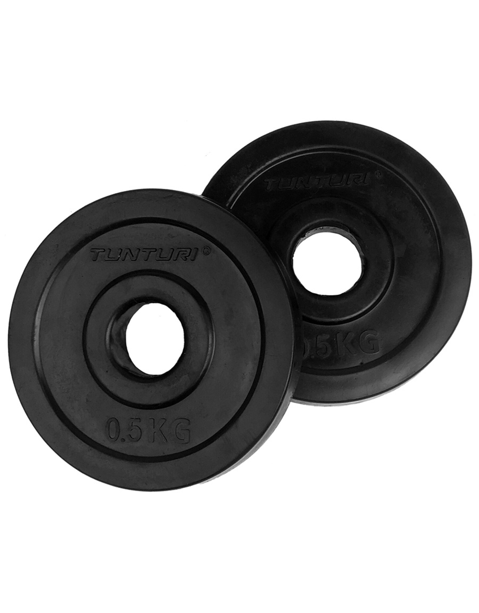 Tunturi Rubber plates, pair 0,5 - 2,5 kg