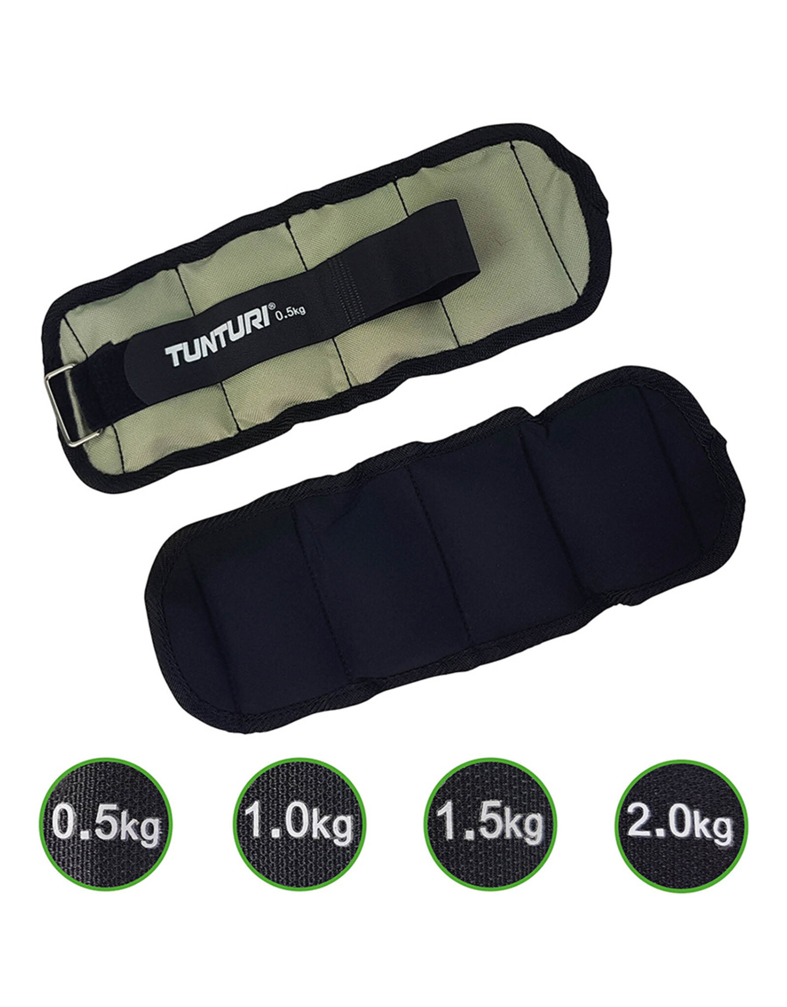 Tunturi Arm/Leg Weights 0.5 - 2 kg