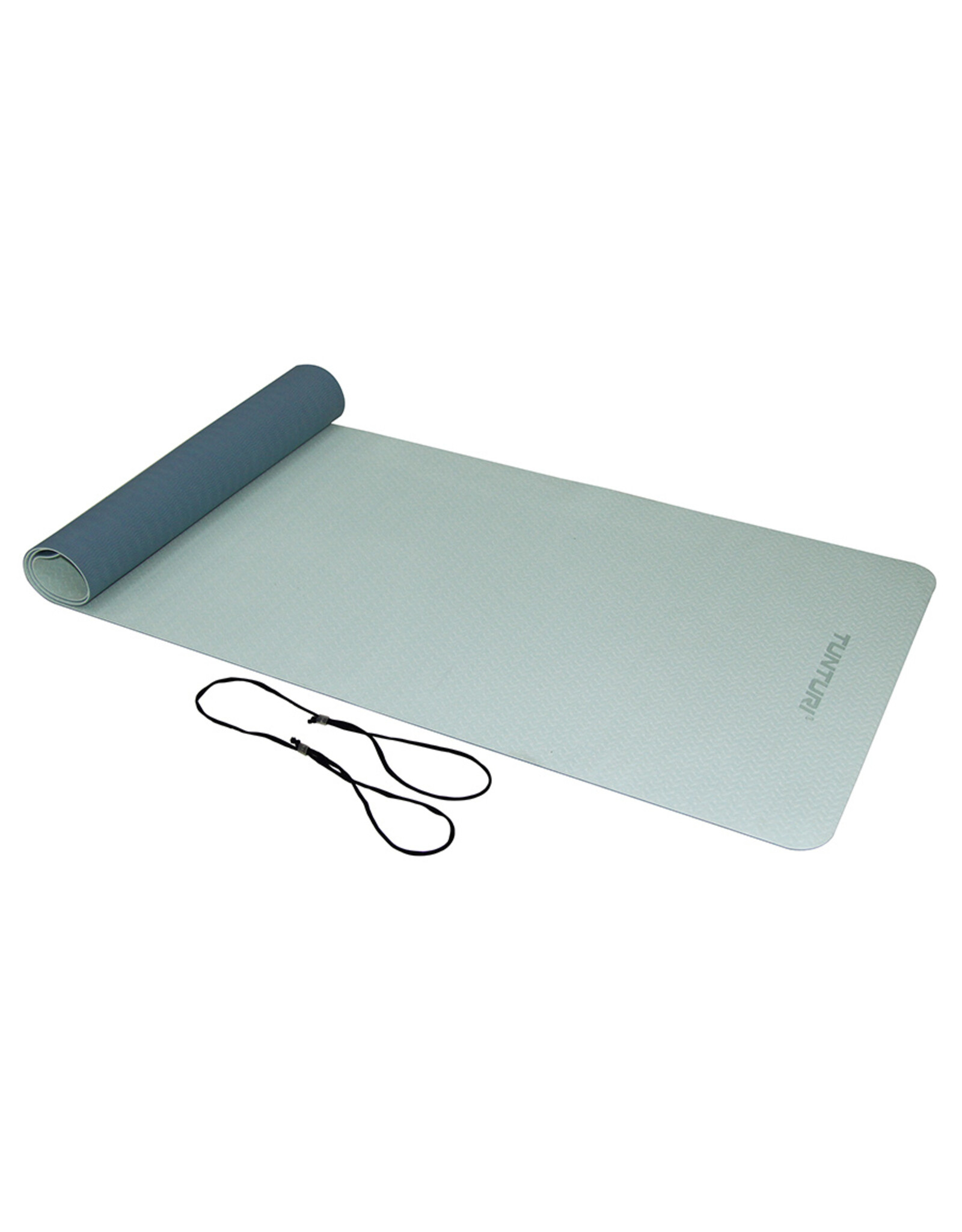 Tunturi Tunturi TPE Yogamat 4mm Dark/Light blue, Black crd