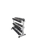 Dumbells RS Hexa Chroom Rubber 2x 3kg