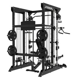 Titanium strenght Titanium Strength Black Series B100 V2 Smith Machine, Multipower, rack + pulleys