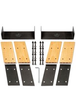 Flow Fitness Flow Fitness W9i Elevation Kit Oak - Roeitrainer Verhogingsset