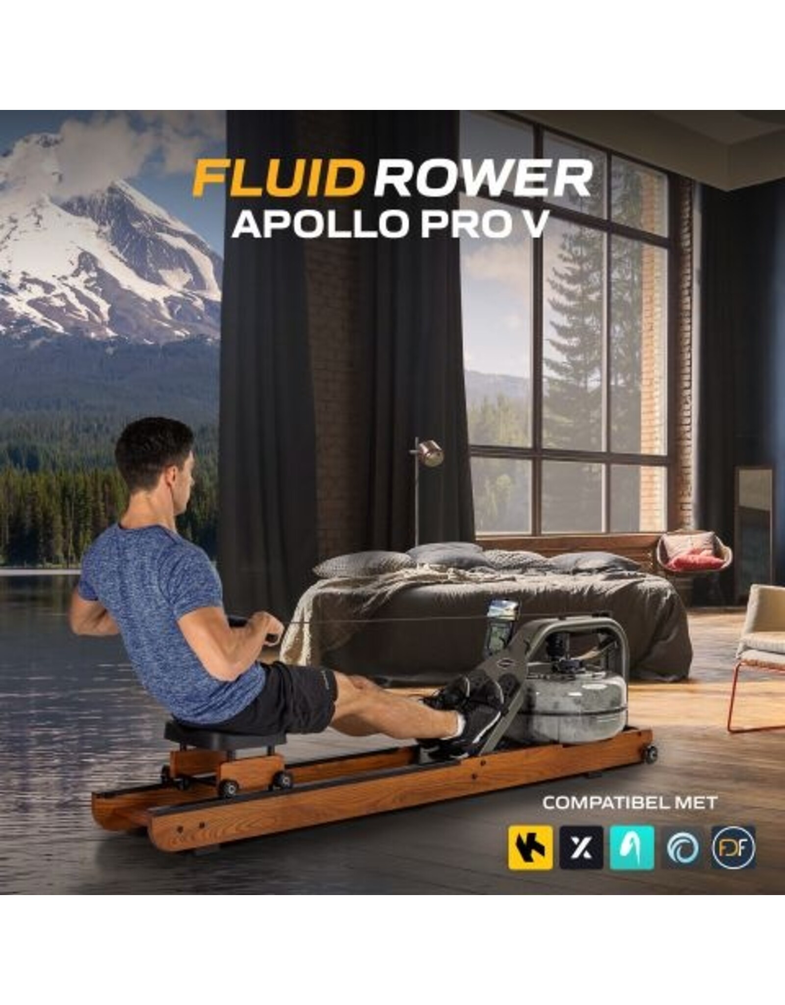 Fluid Rower Fluid Rower Apollo Pro V