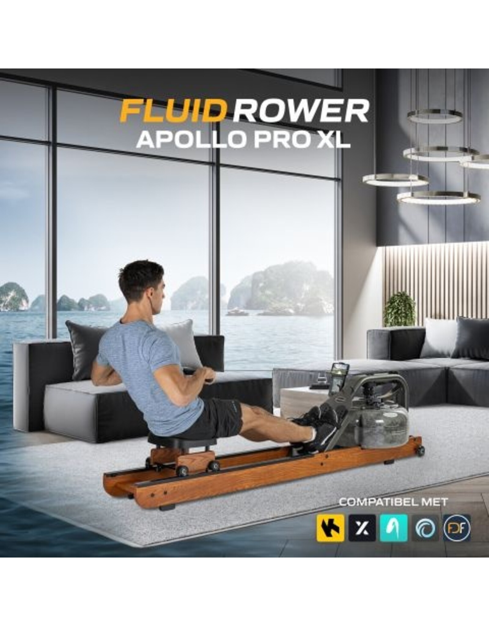 Fluid Rower Fluid Rower Apollo Pro XL