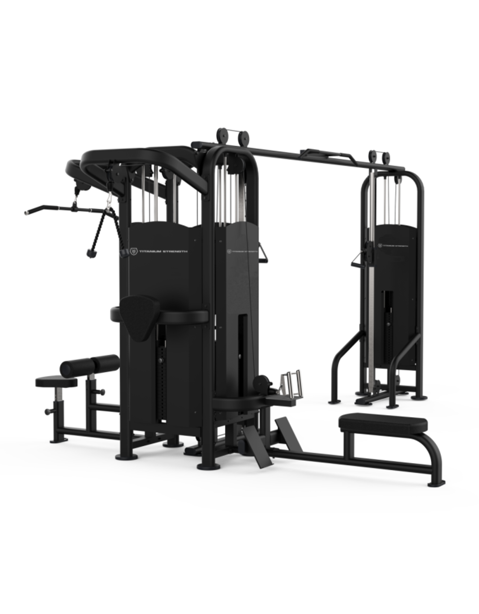 Titanium strenght MULTIFUNCTIONELE MACHINE MET 5 STATIONS BLACK SERIES