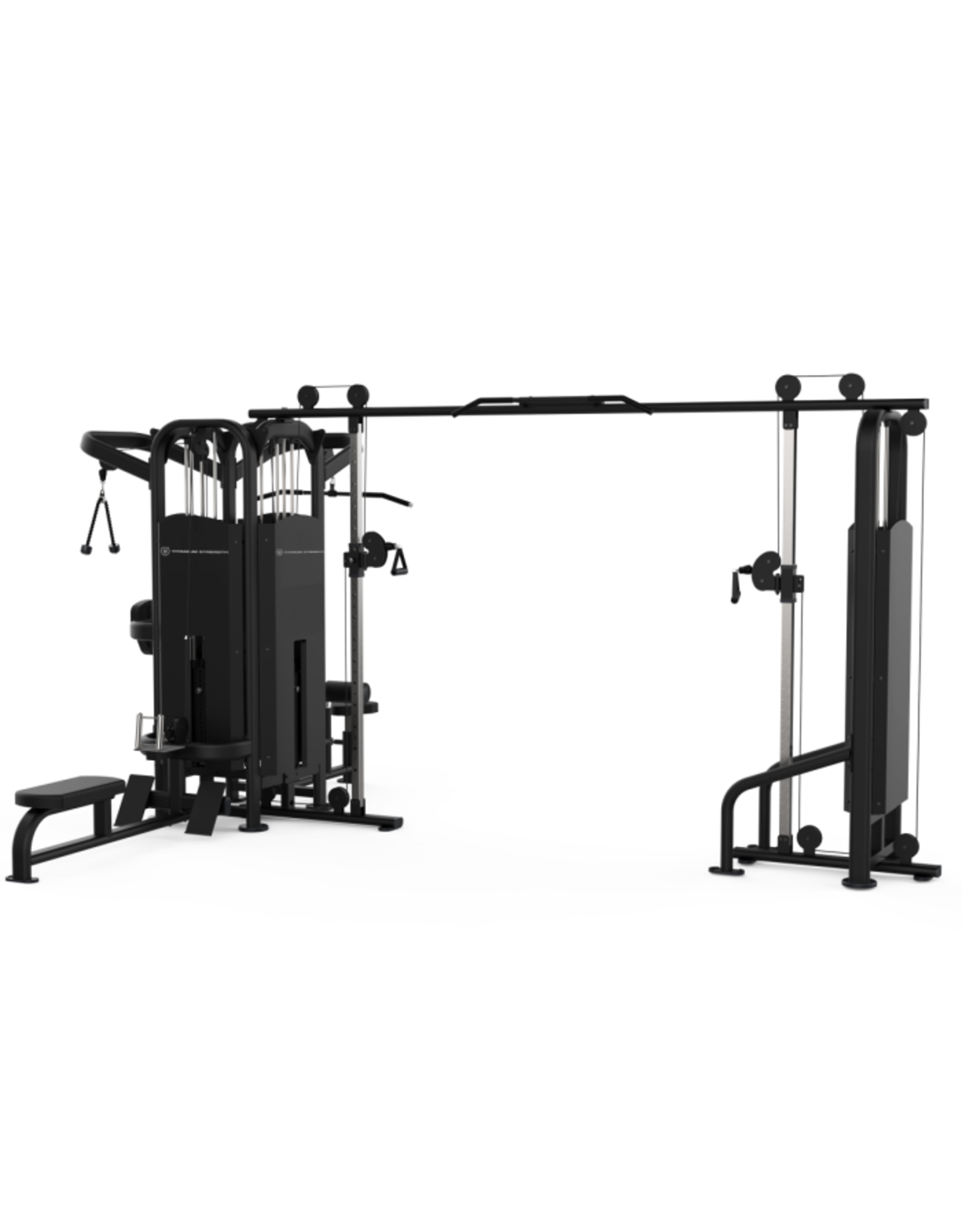 Titanium strenght MULTIFUNCTIONELE MACHINE MET 5 STATIONS BLACK SERIES