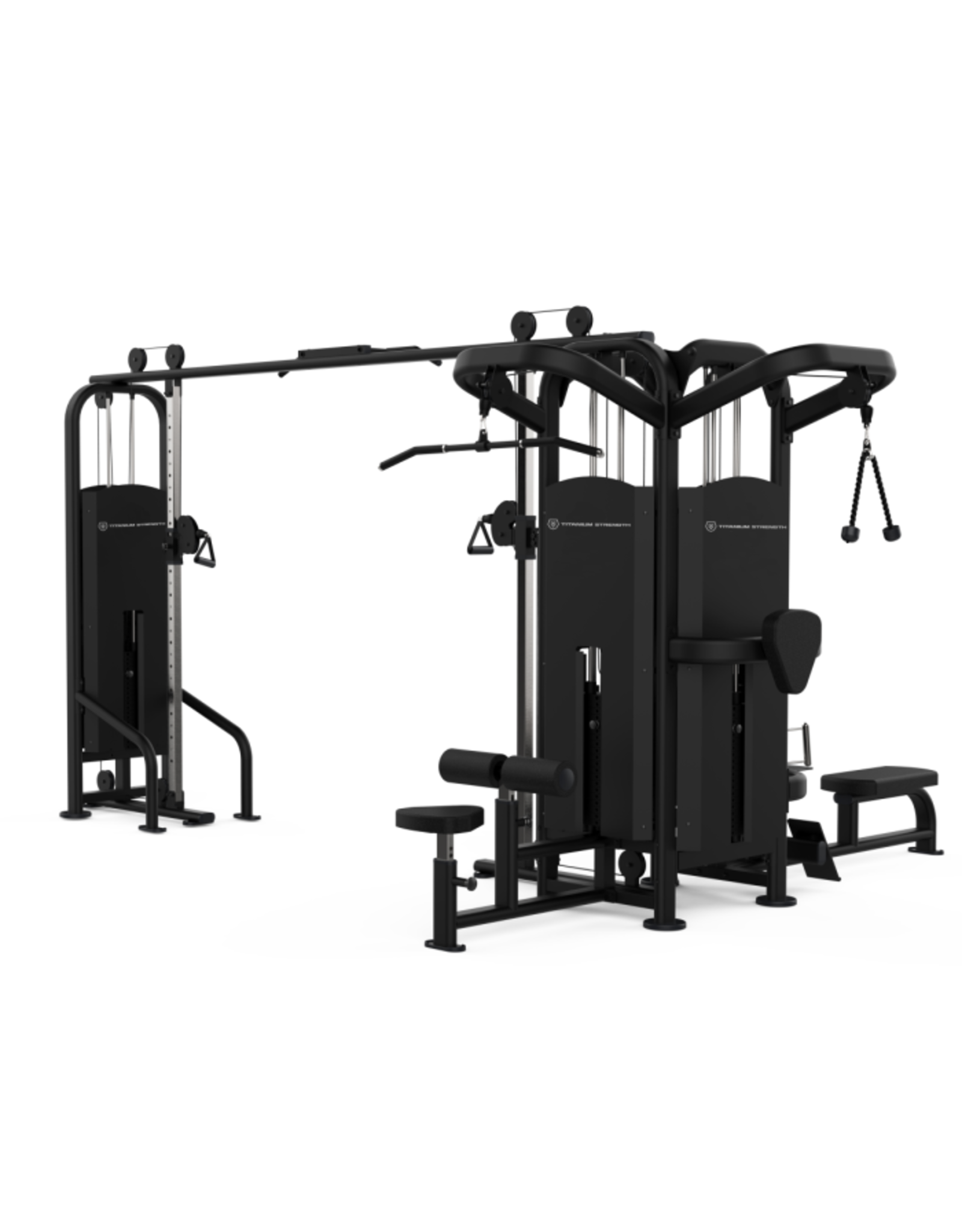 Titanium strenght MULTIFUNCTIONELE MACHINE MET 5 STATIONS BLACK SERIES