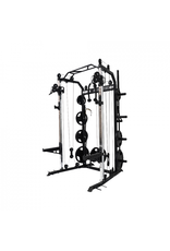 Titanium strenght Force USA G12 ALL-IN-ONE Trainer | Dubbele Katrol 90,5 KG| Smith Machine | Multipower Rack | Leg Press