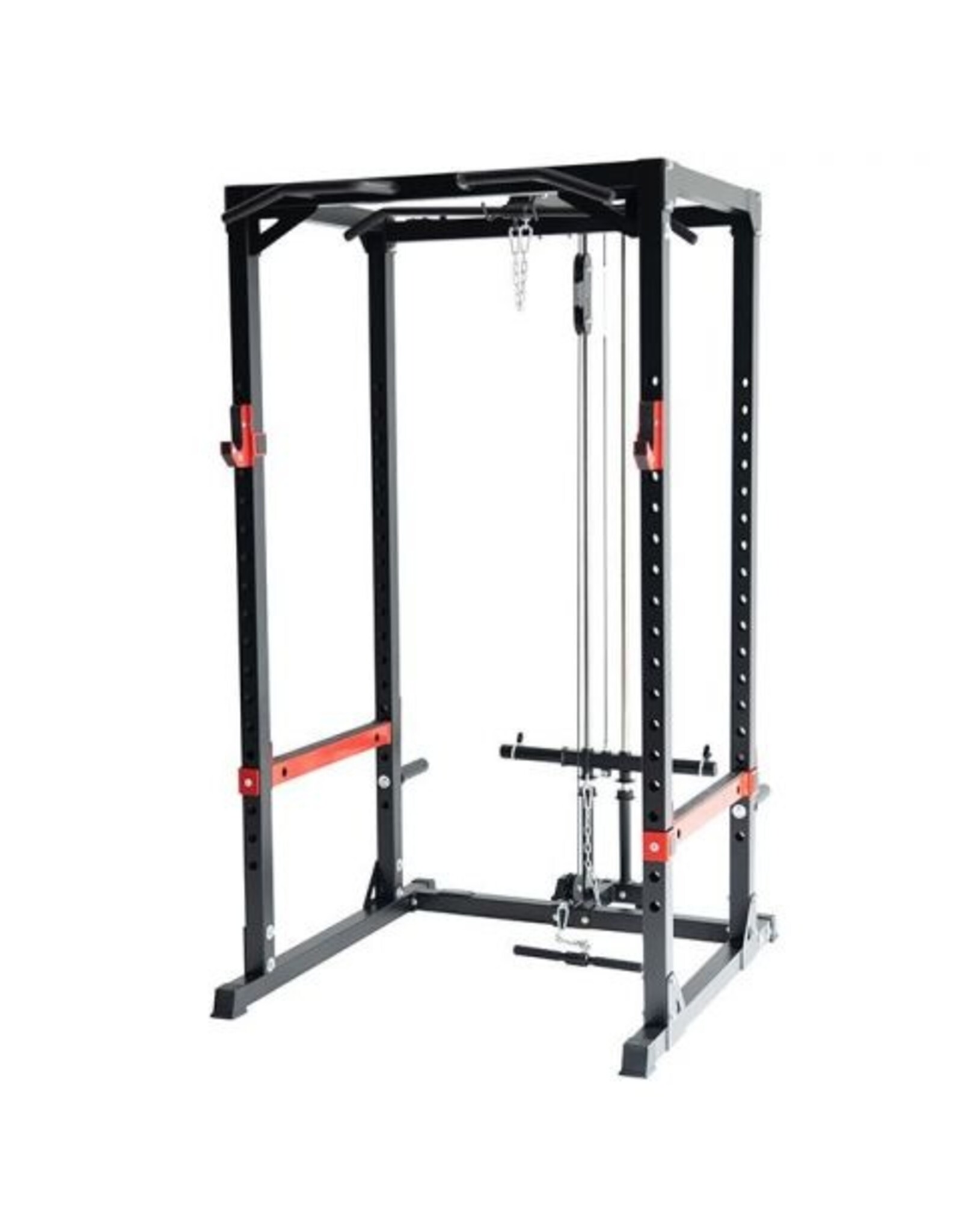 Titanium Strength Evolution Heavy Duty Power Rack Power Cage met High Low Pulley NiemanSports