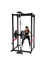 Titanium strenght Titanium Strength Evolution Heavy Duty Power Rack - Power Cage met High & Low Pulley