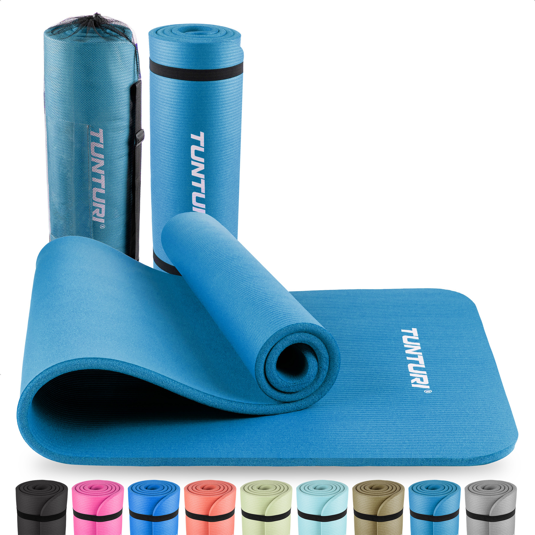 XXL yogamat, antislip, fitnessmat, 200 x 100 cm breed en extra lang