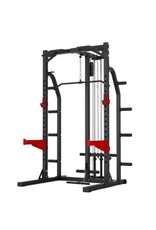 Titanium strenght Titanium Strength Evolution Heavy Duty Half Rack Met Hoge En Lage Katrolbevestiging