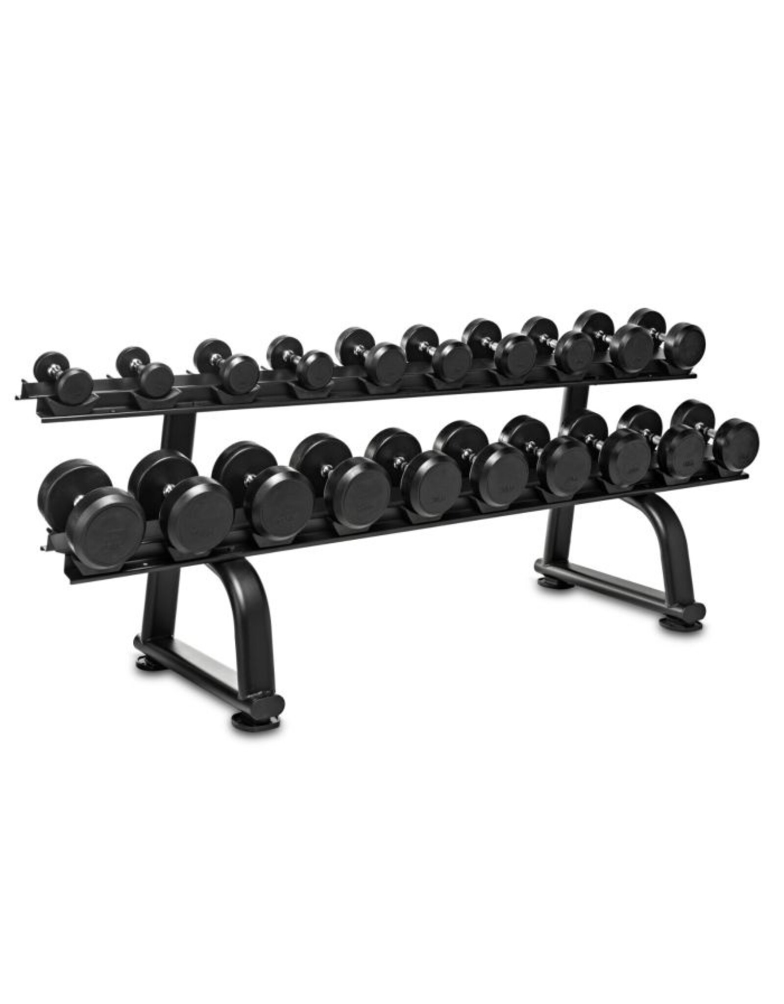 Titanium strenght Set Dumbbells 2,5 - 30 kg + Opbergrek