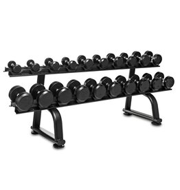 Titanium strenght Set Dumbbells 2,5 - 30 kg + Opbergrek