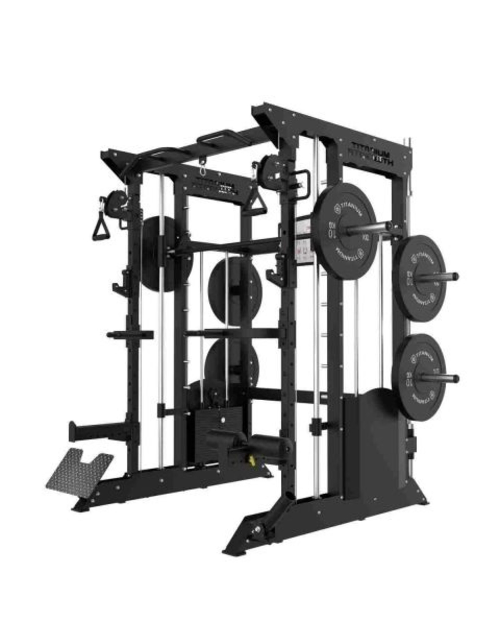 Titanium strenght Titanium Strength Black Series B200 V3 Smith-Machine | Multipower | Rack + Katrollen