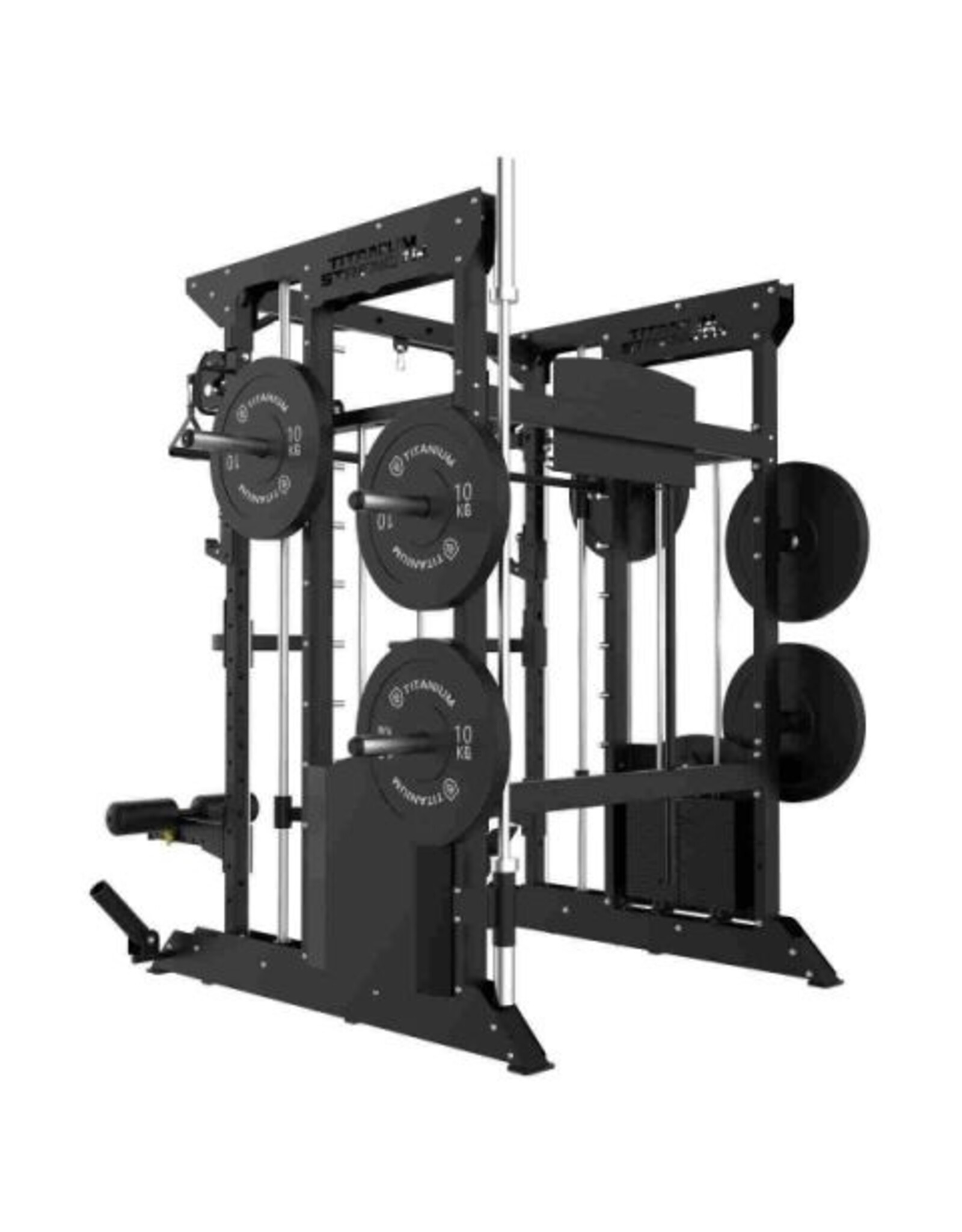 Titanium strenght Titanium Strength Black Series B200 V3 Smith-Machine | Multipower | Rack + Katrollen
