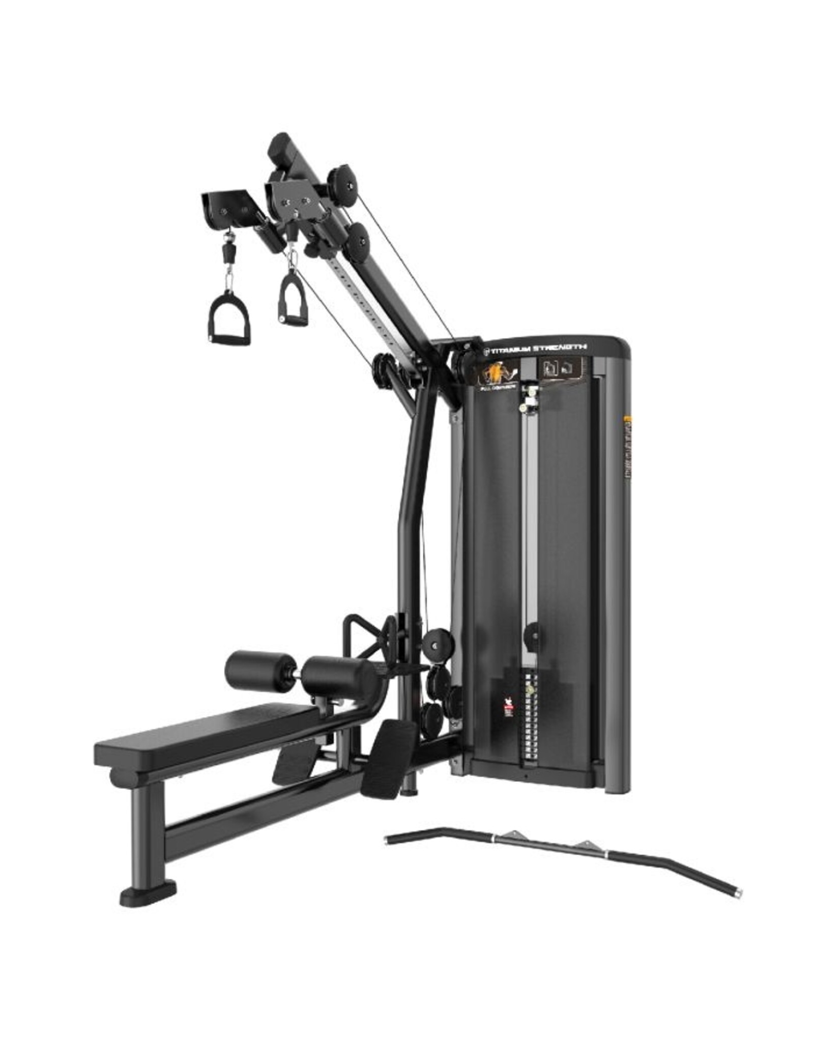 Titanium strenght Selectorised Unilaterale Lat Pulldown en Seated Row Genesis Series