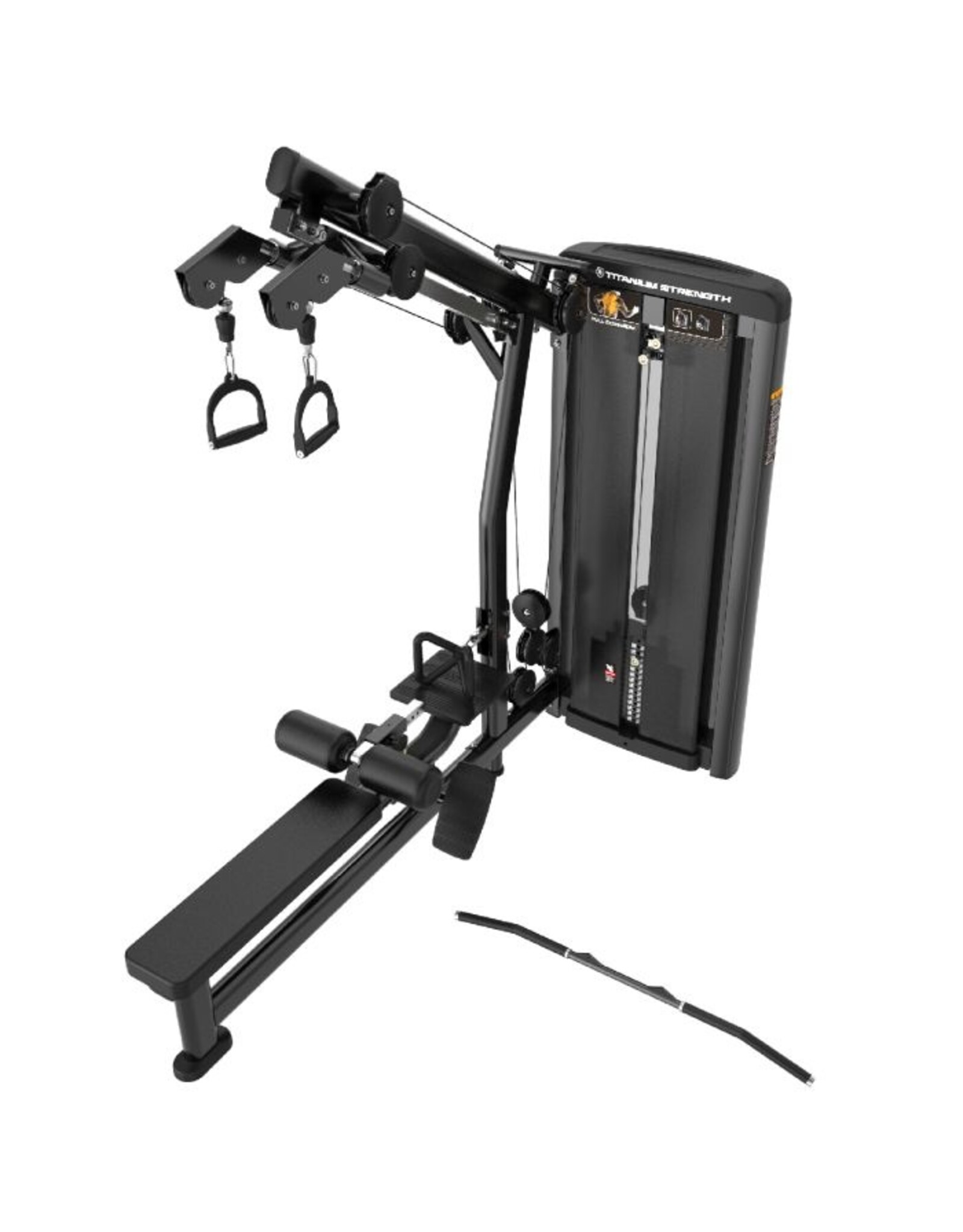 Titanium strenght Selectorised Unilaterale Lat Pulldown en Seated Row Genesis Series