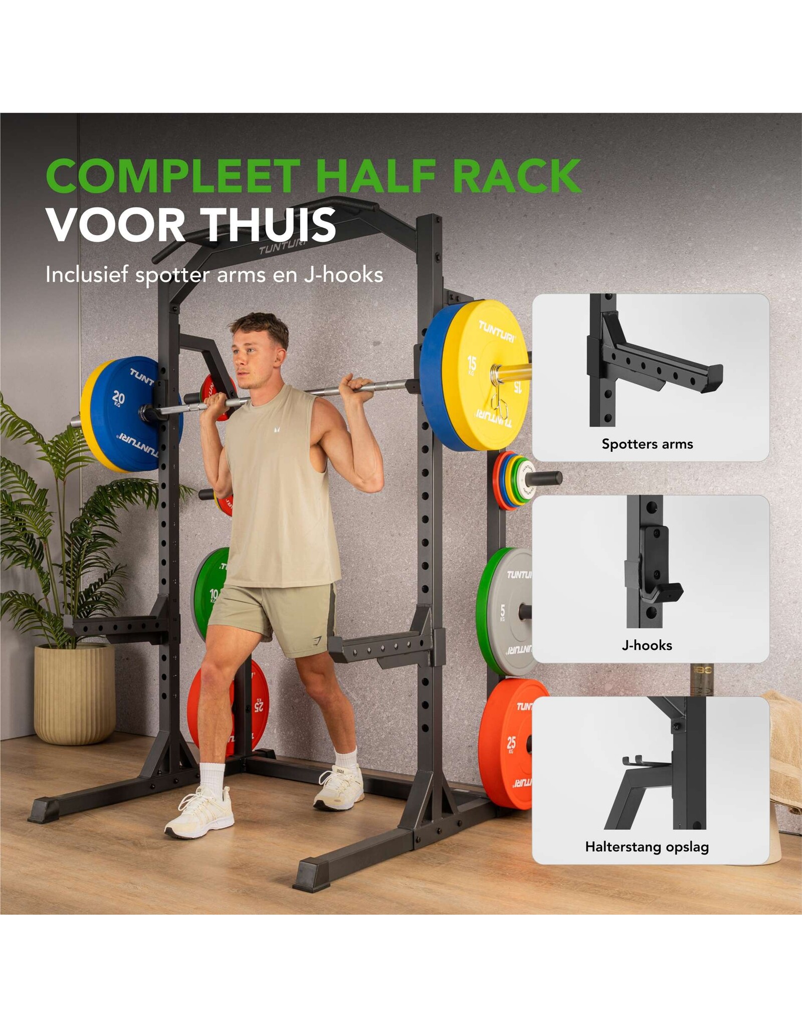 Tunturi Tunturi HR60 Half Rack