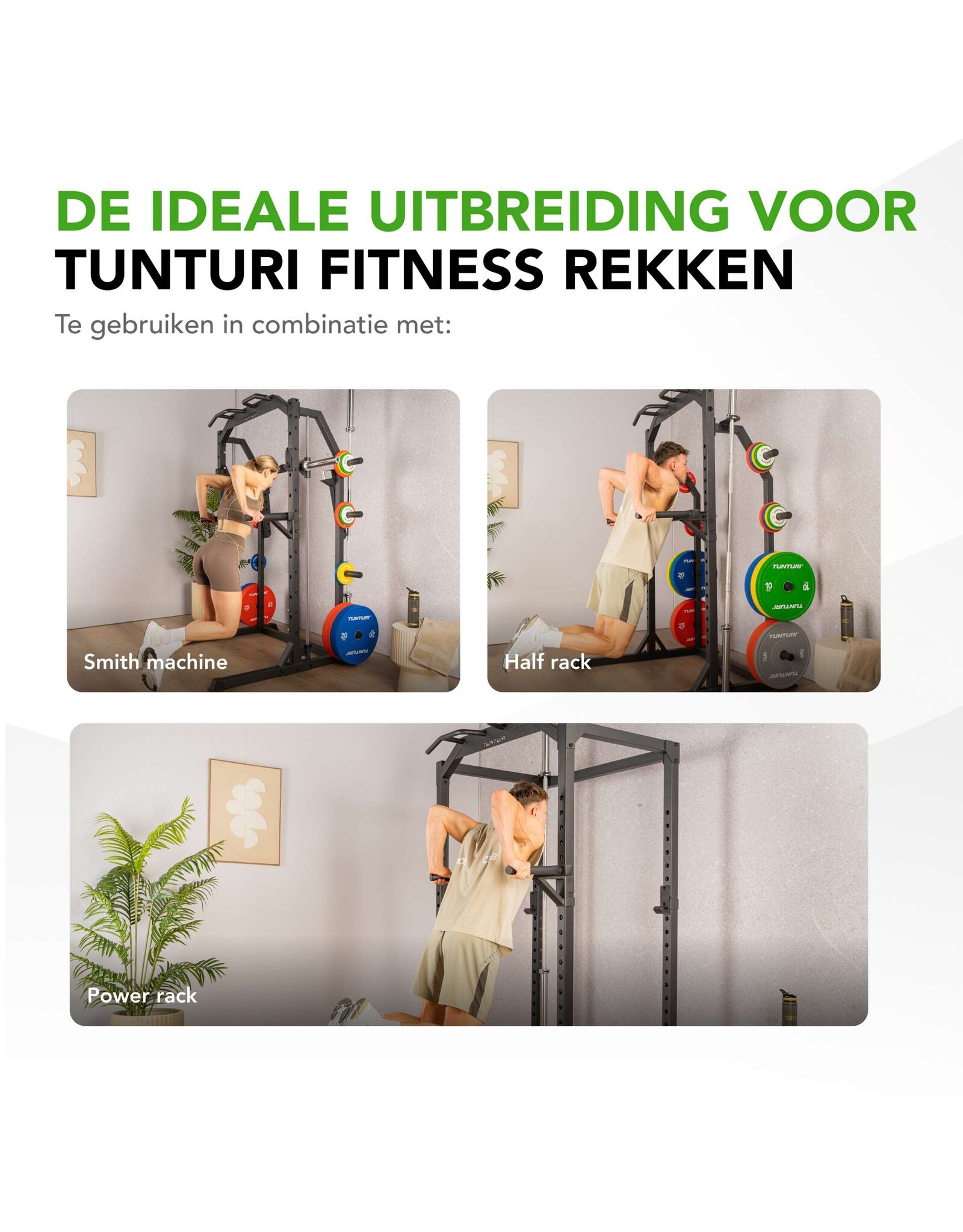 Tunturi Tunturi PR60 Power Rack - Dip Attachment