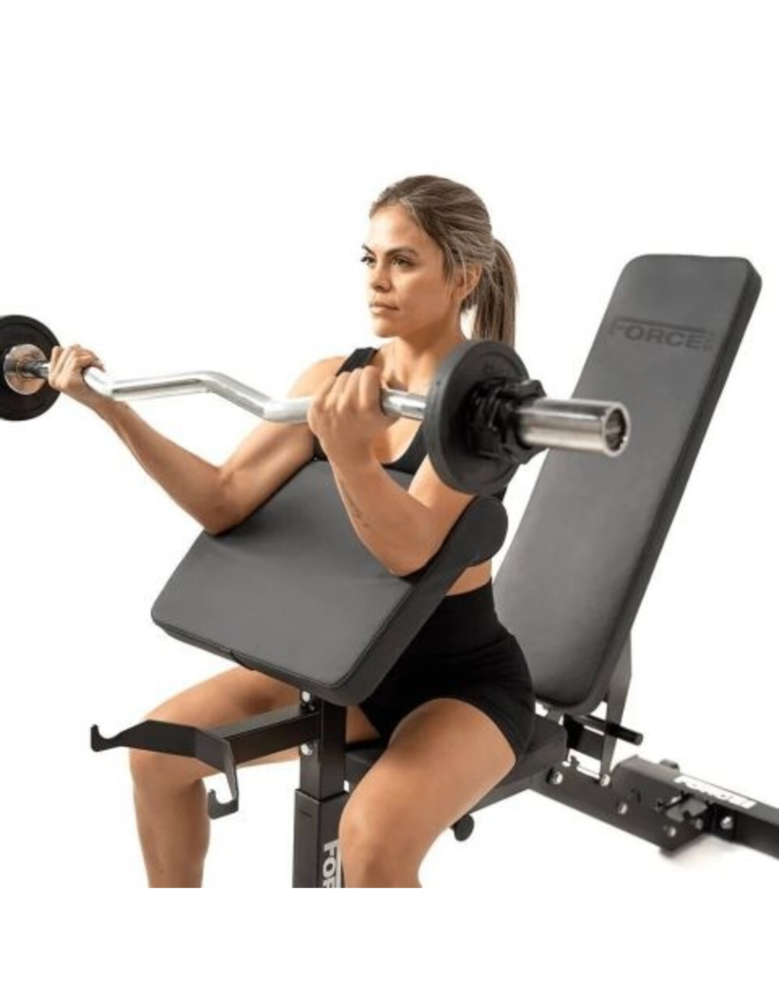 Force USA Force USA Mybench Adjustable Bench V2 | Leg Developer | Height Adjustable | Preacher Curl Attachment