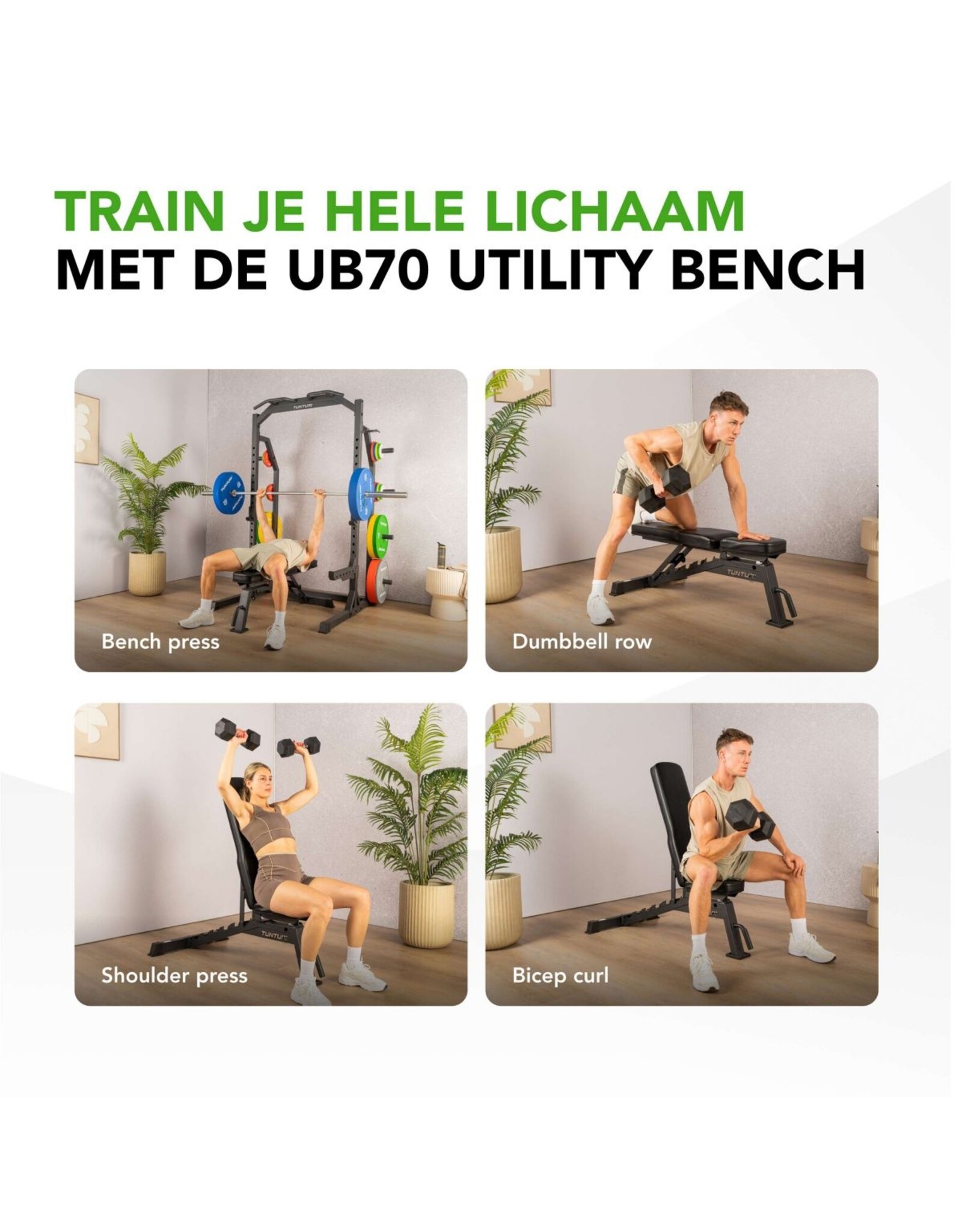 Tunturi UB70 Utility Bench l Trainingsbank