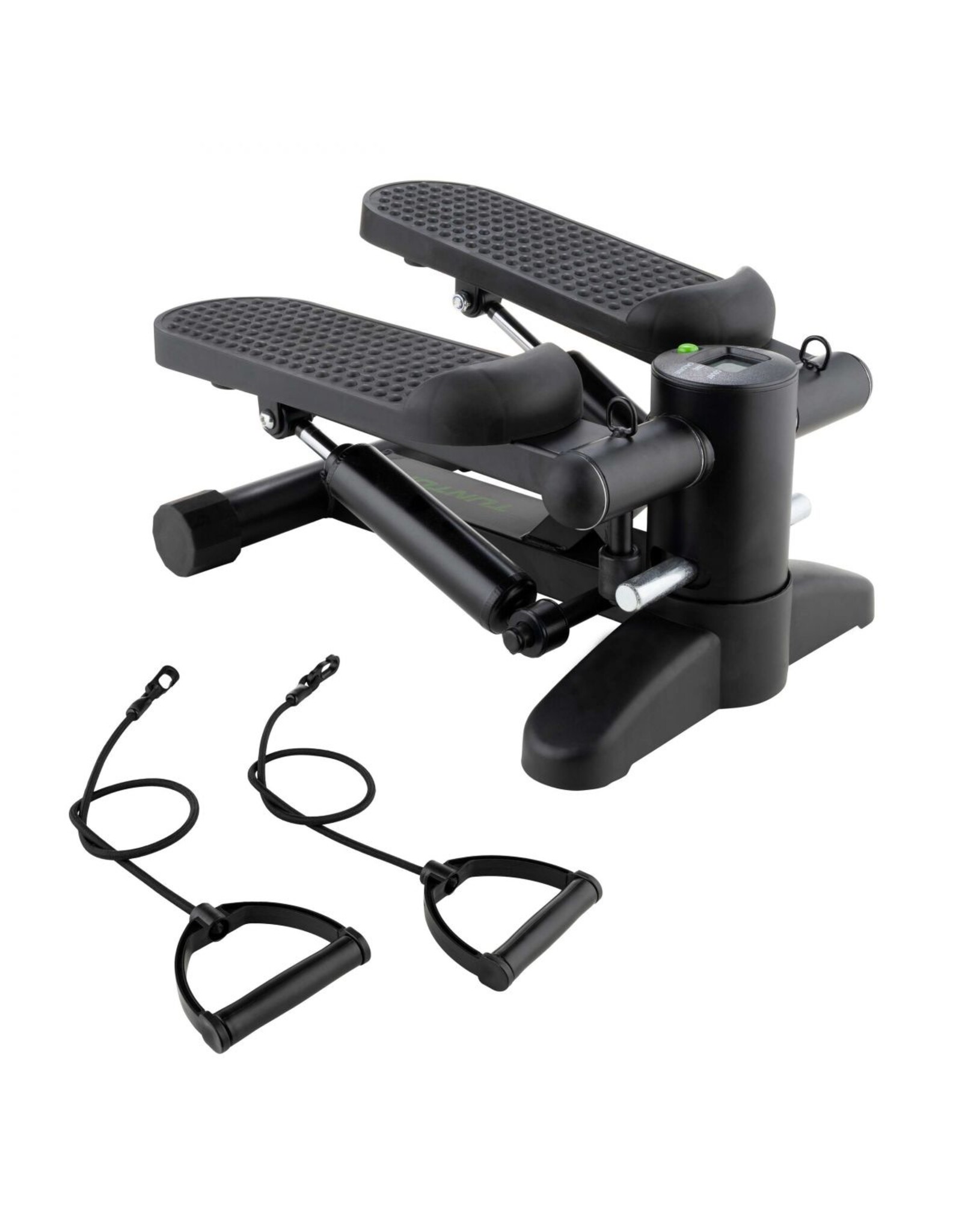 Tunturi Tunturi Stepper - Stepper Fitness - Traploper - Aerobic Step - Fitness - Incl display en Weerstandsbanden - Zwart