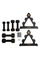 Tunturi Centuri Dumbbell Set | Met Opbergrek | Neopreen l 1 t/m 3 kg