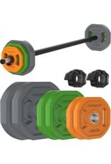 Tunturi Tunturi Aerobic Pump Set 20kg - Halterset met 6 schijven - Incl. halterstang - Met rubberen beschermlaag